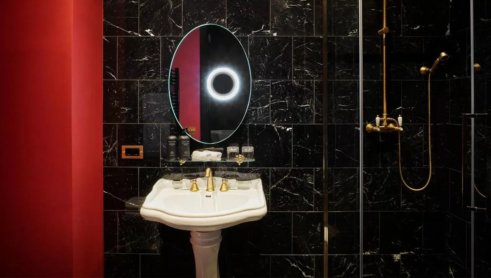 Bathroom in Provocateur Berlin, a Member of Design Hotels