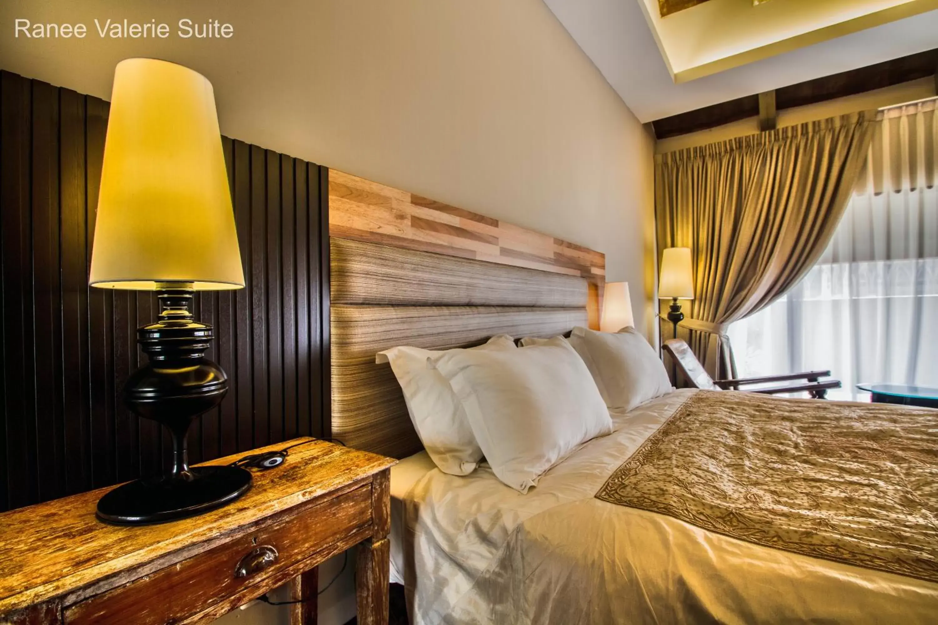 Decorative detail, Bed in The Ranee Boutique Suites
