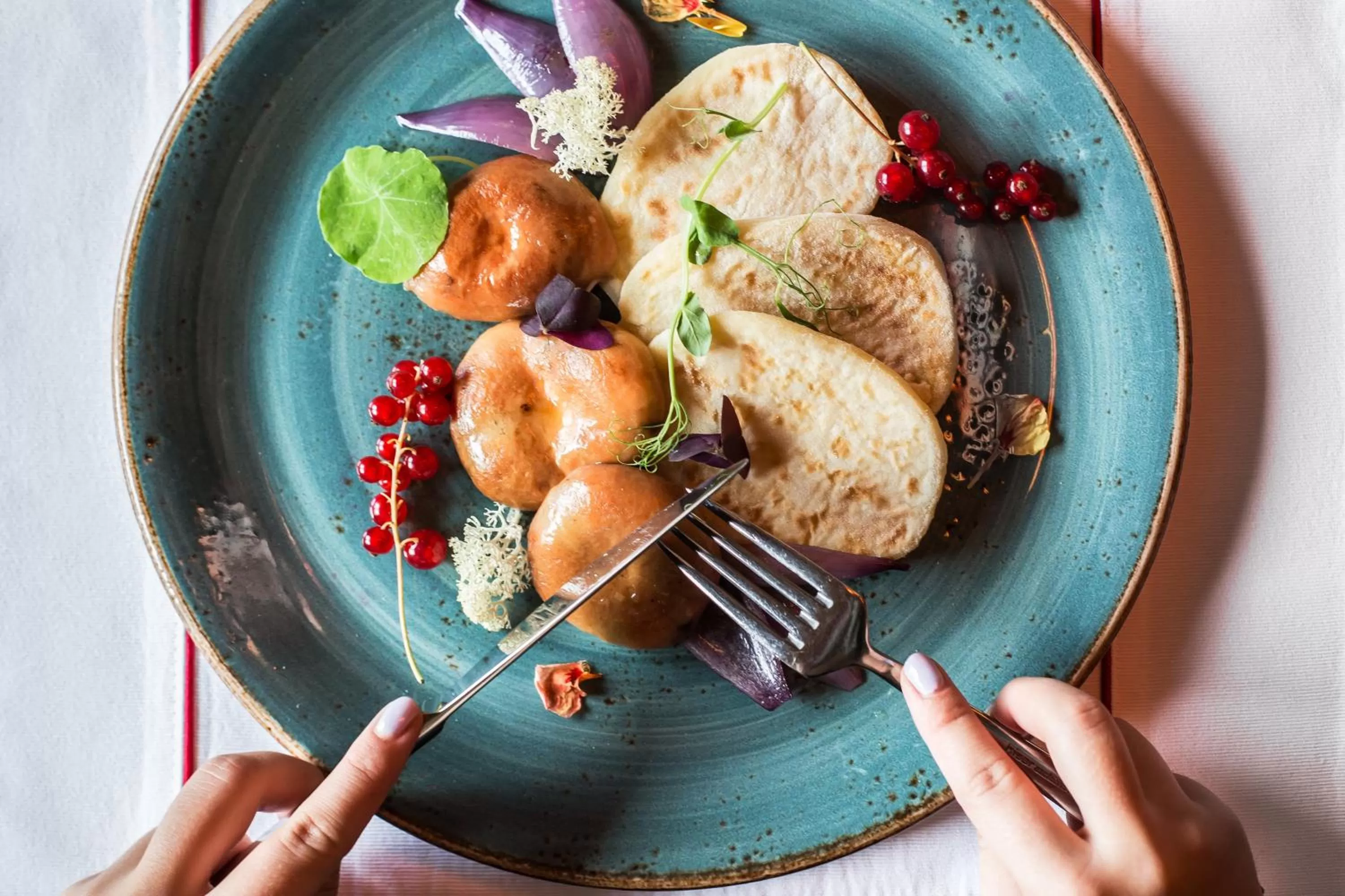 Food close-up in Gold Hotel