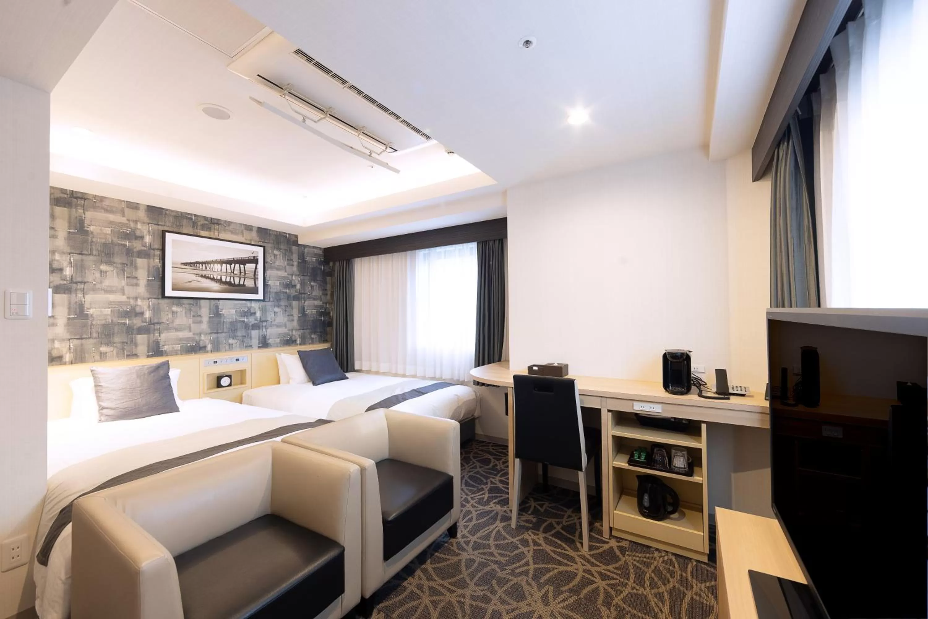 Bed in Hotel Actel Nagoya Nishiki