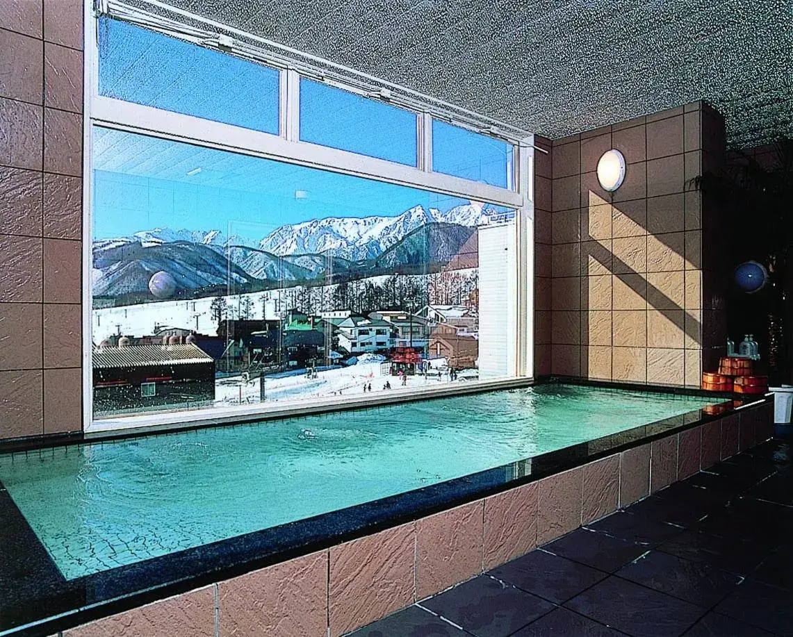 Hot Spring Bath, Swimming Pool in Resort Inn Marion Shinano