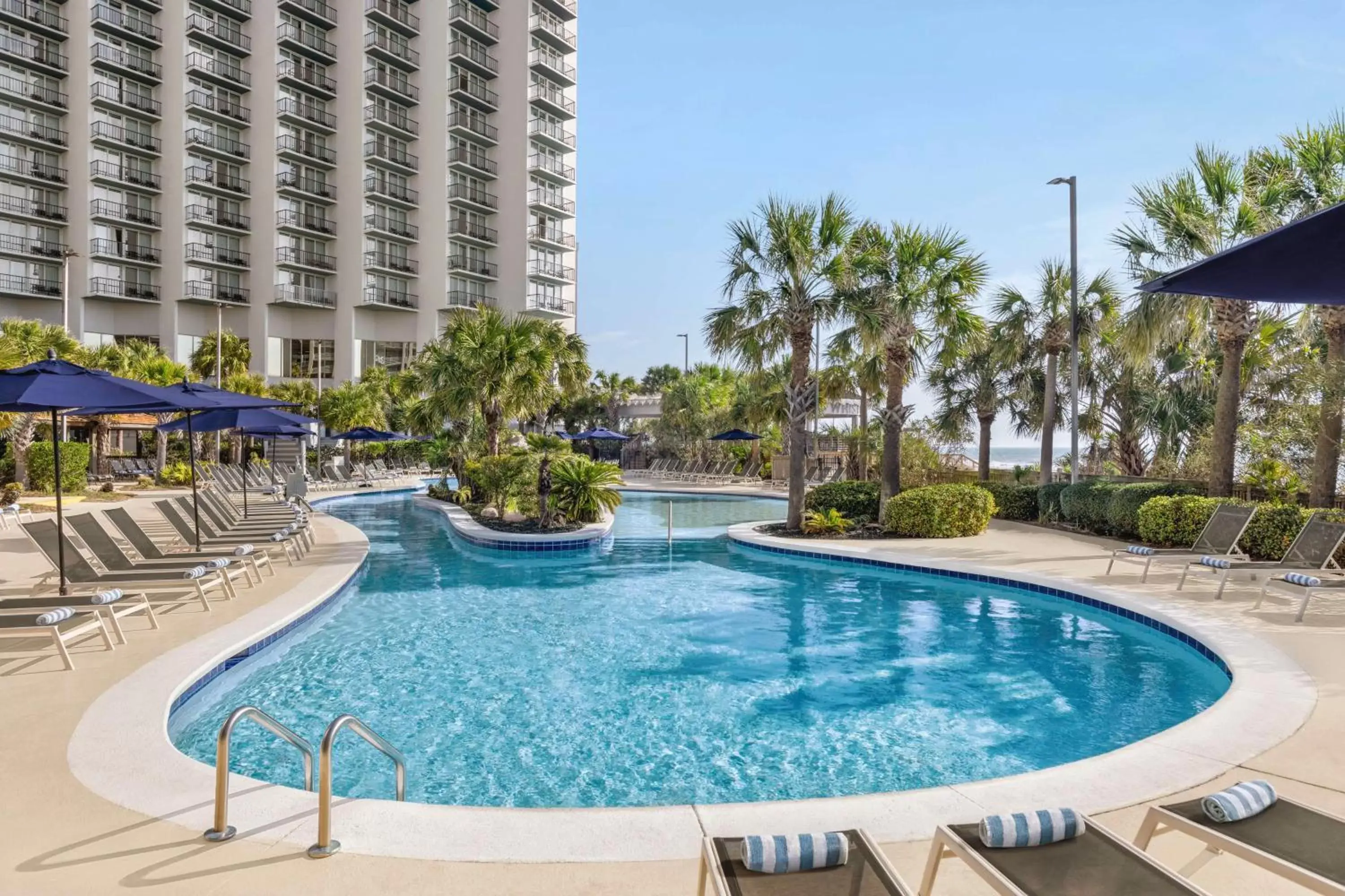 Pool view, Swimming Pool in Hilton Myrtle Beach Resort