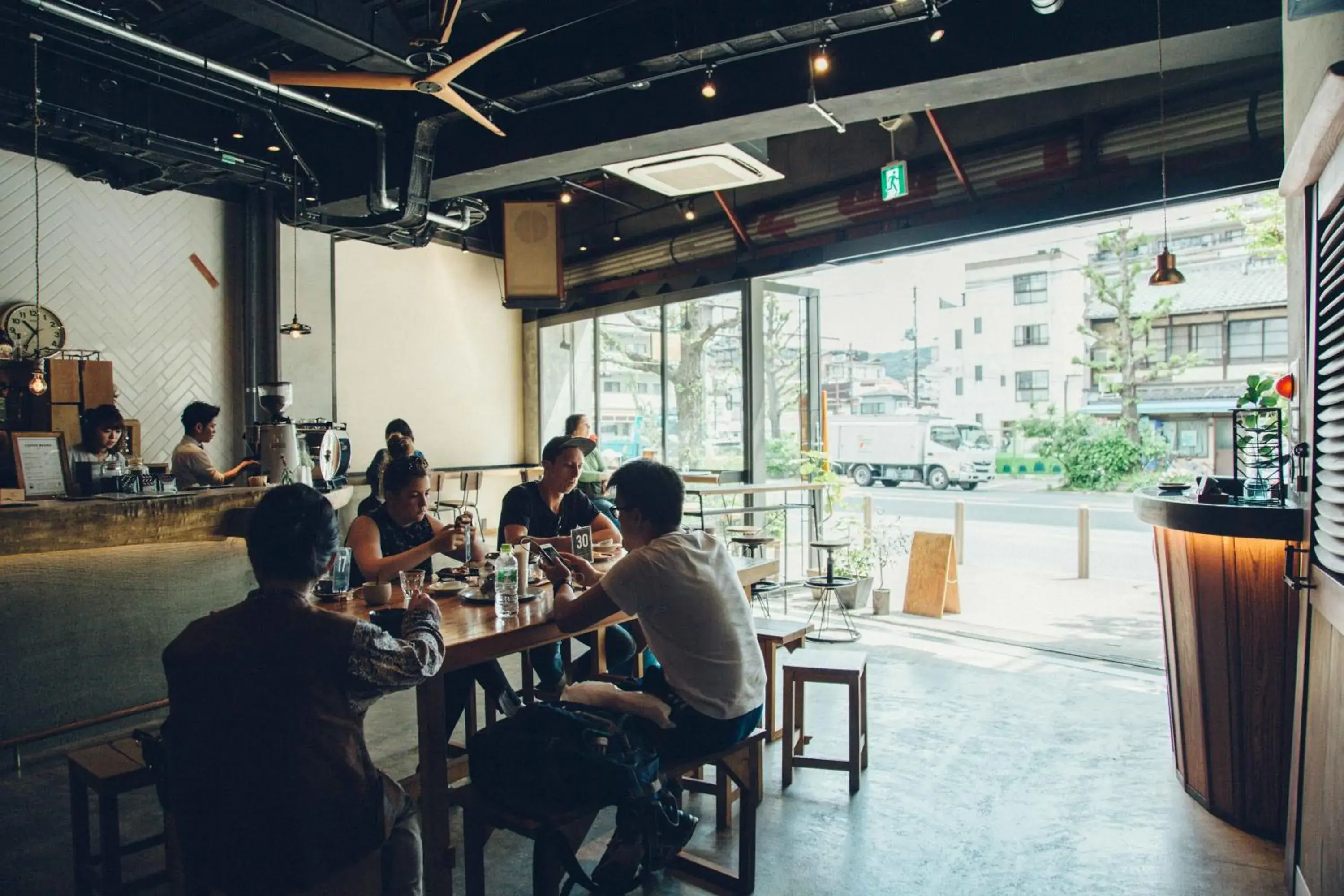Lounge or bar, Restaurant/Places to Eat in Len Kyoto Kawaramachi Hostel Cafe & Bar