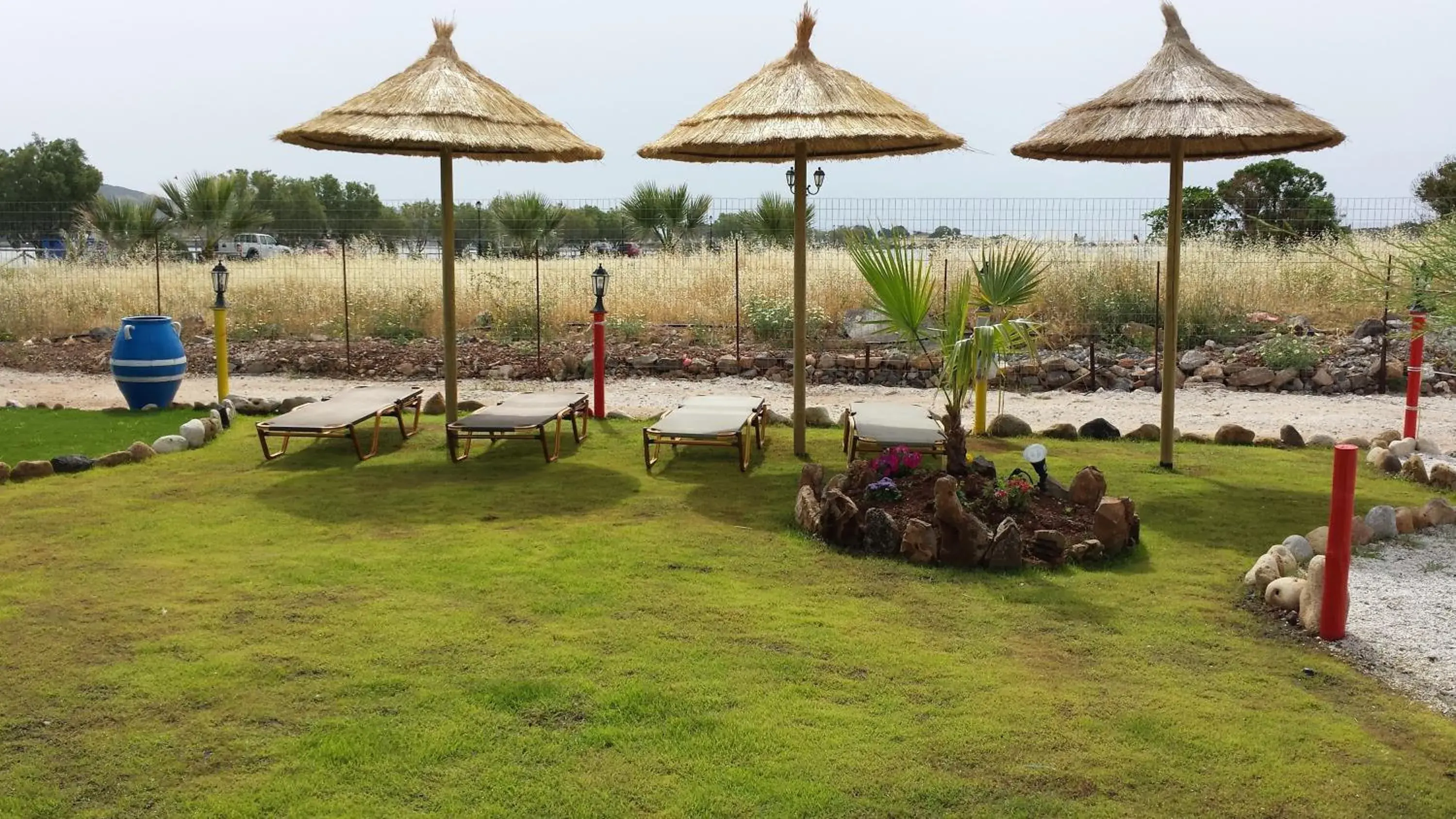 Children play ground, Garden in Elounda Sunrise Apartments