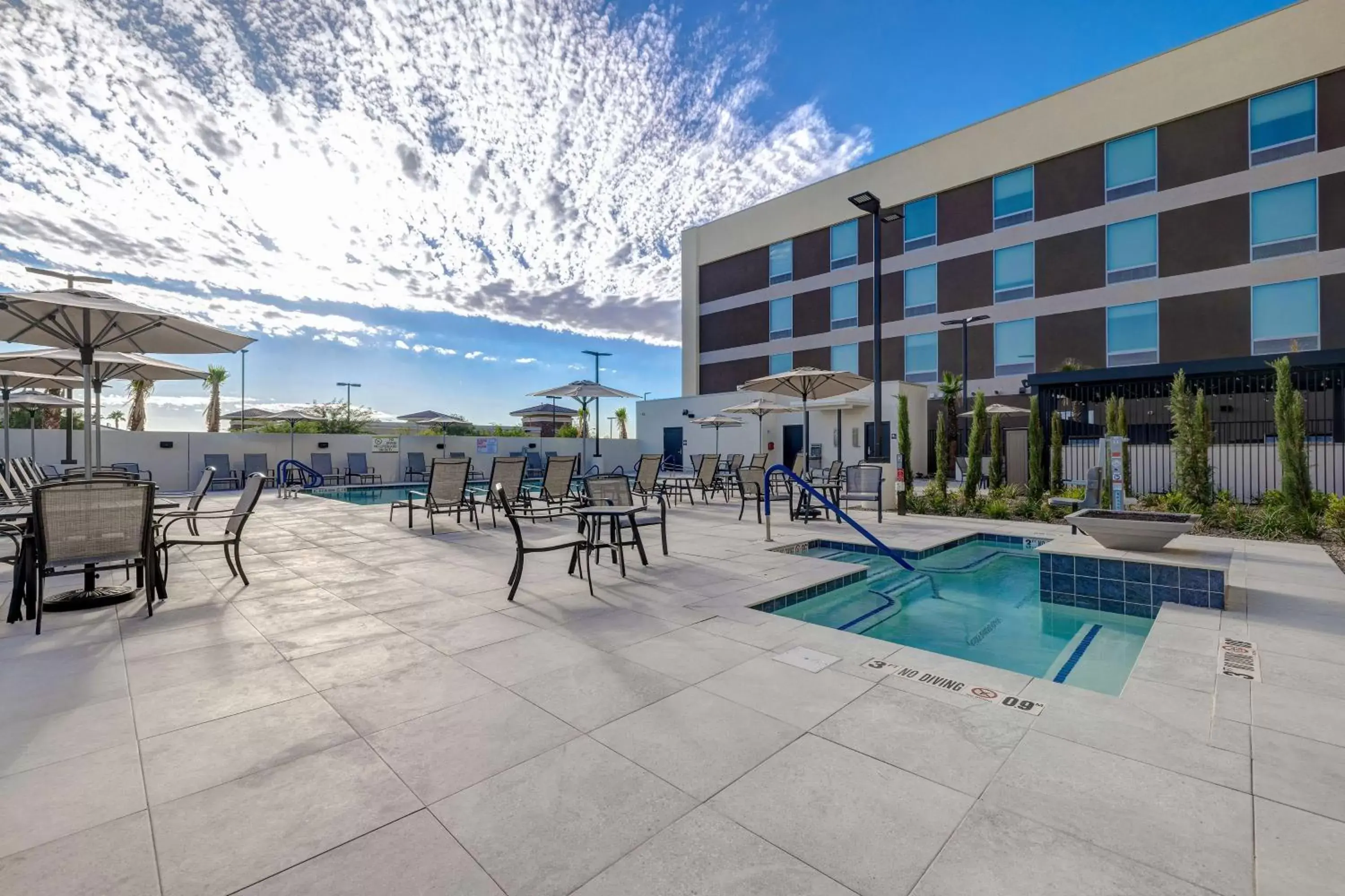 Pool view in Home2 Suites By Hilton Las Vegas Northwest