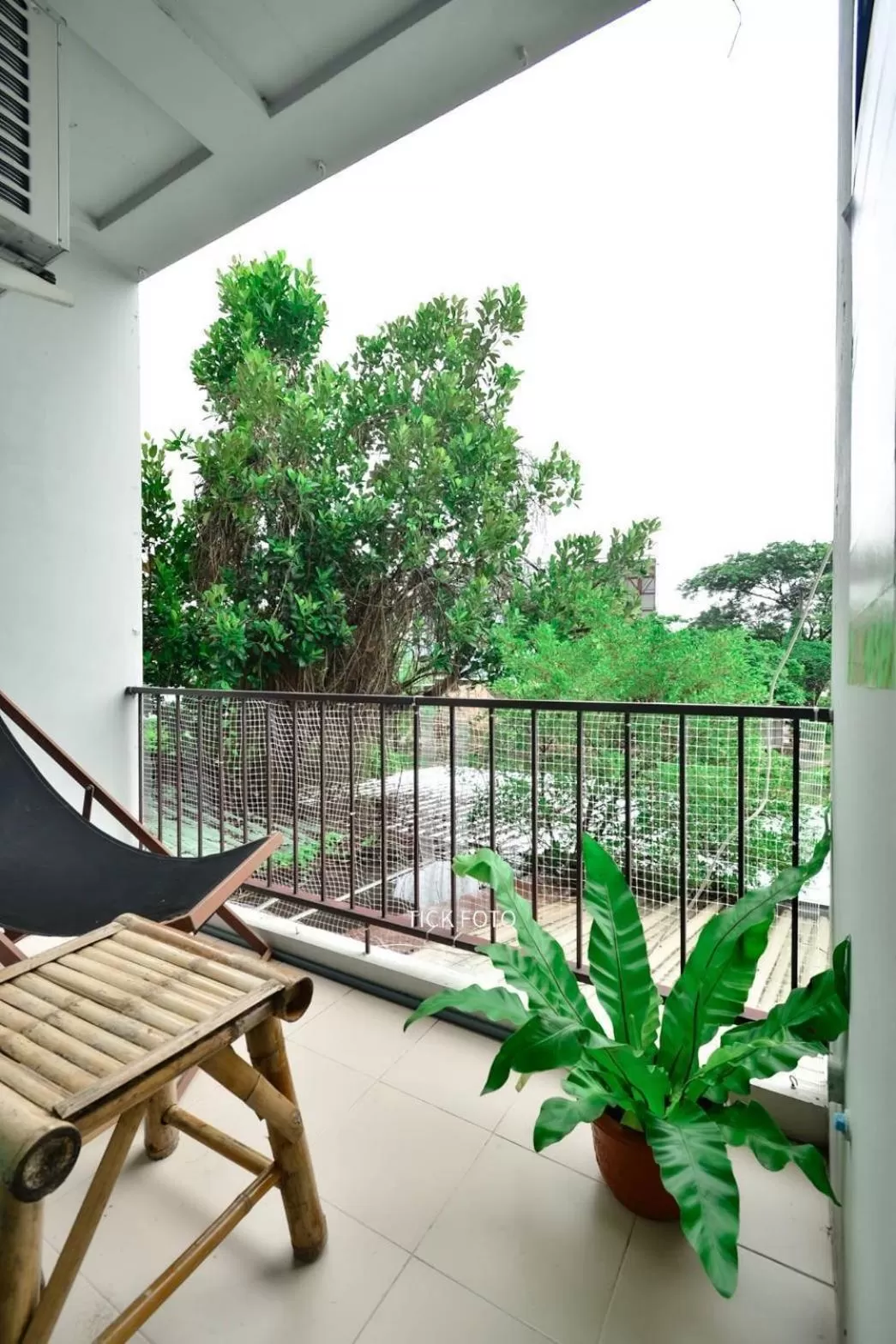 Balcony/Terrace in Sphat เอสพลัส Boutique Hotel chiang mai