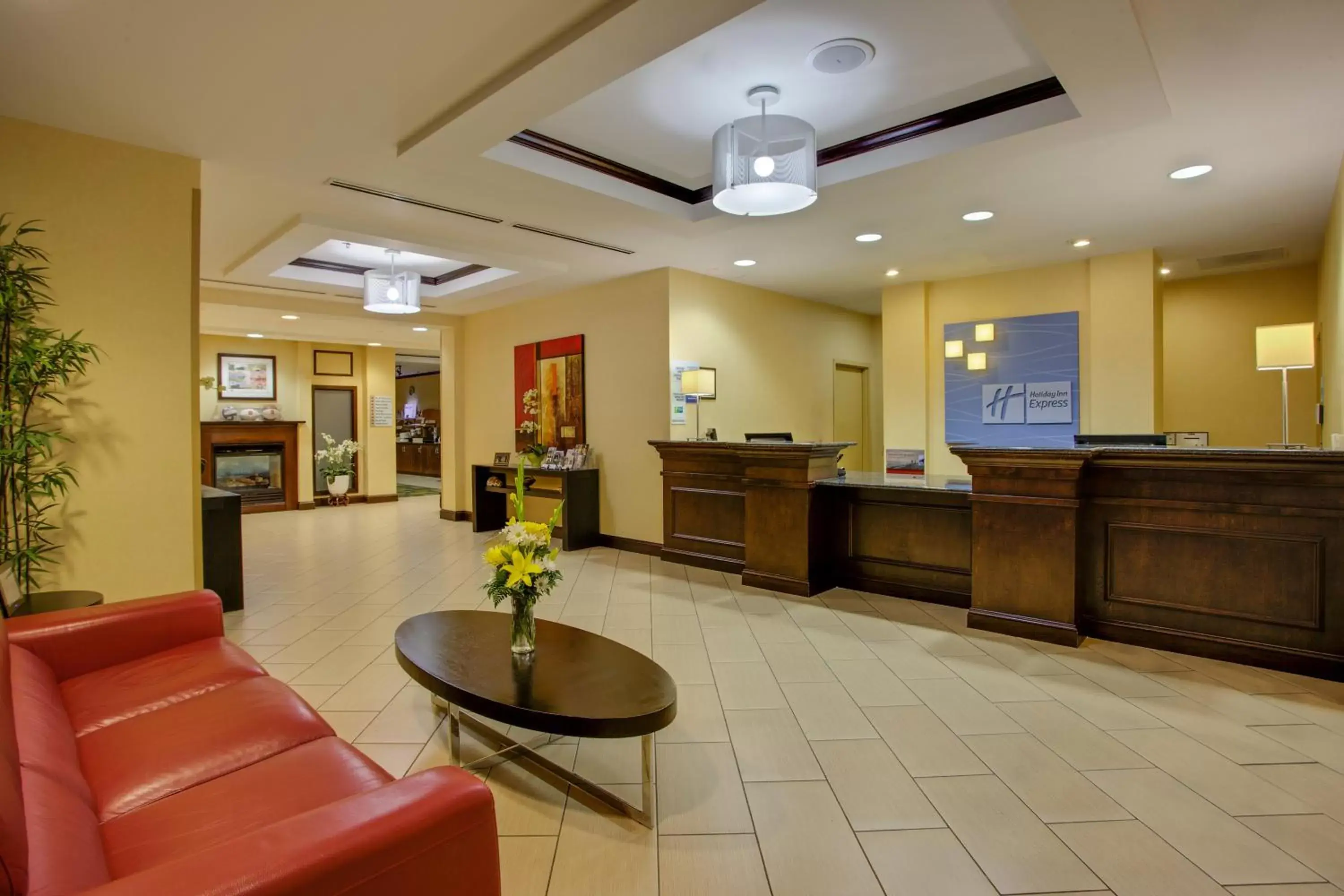 Lobby or reception, Lobby/Reception in Holiday Inn Express Hotel Raleigh Southwest, an IHG Hotel