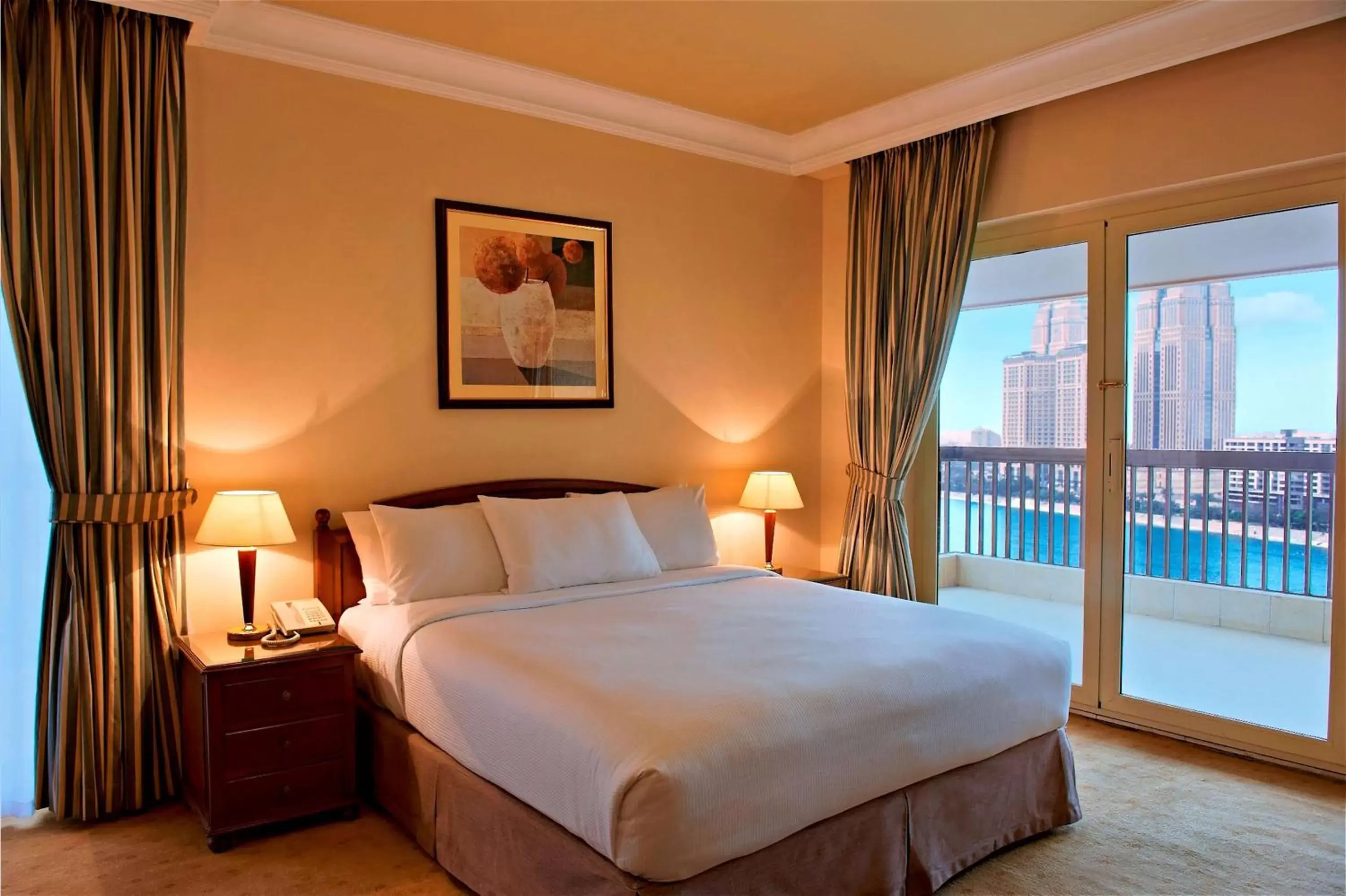 Bed in Hilton Cairo Zamalek Residences