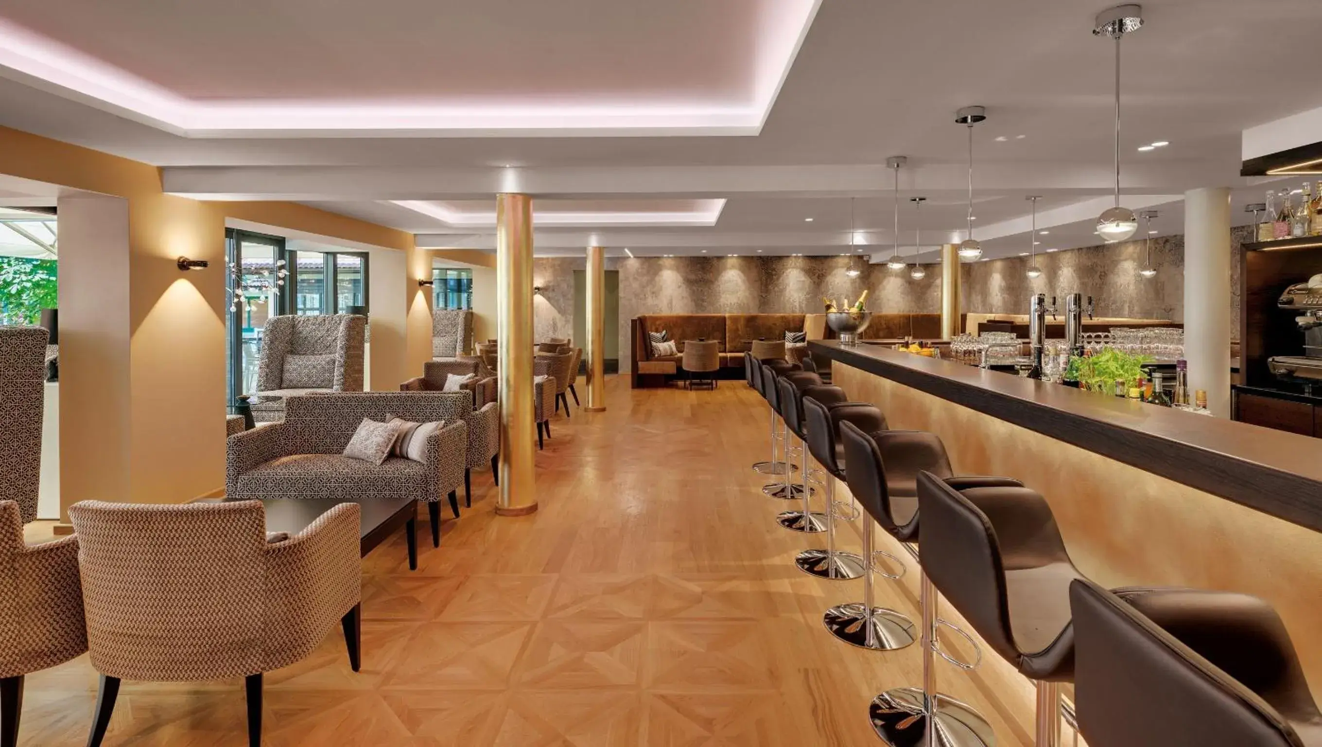 Lounge or bar, Restaurant/Places to Eat in Hotel Sonnengut