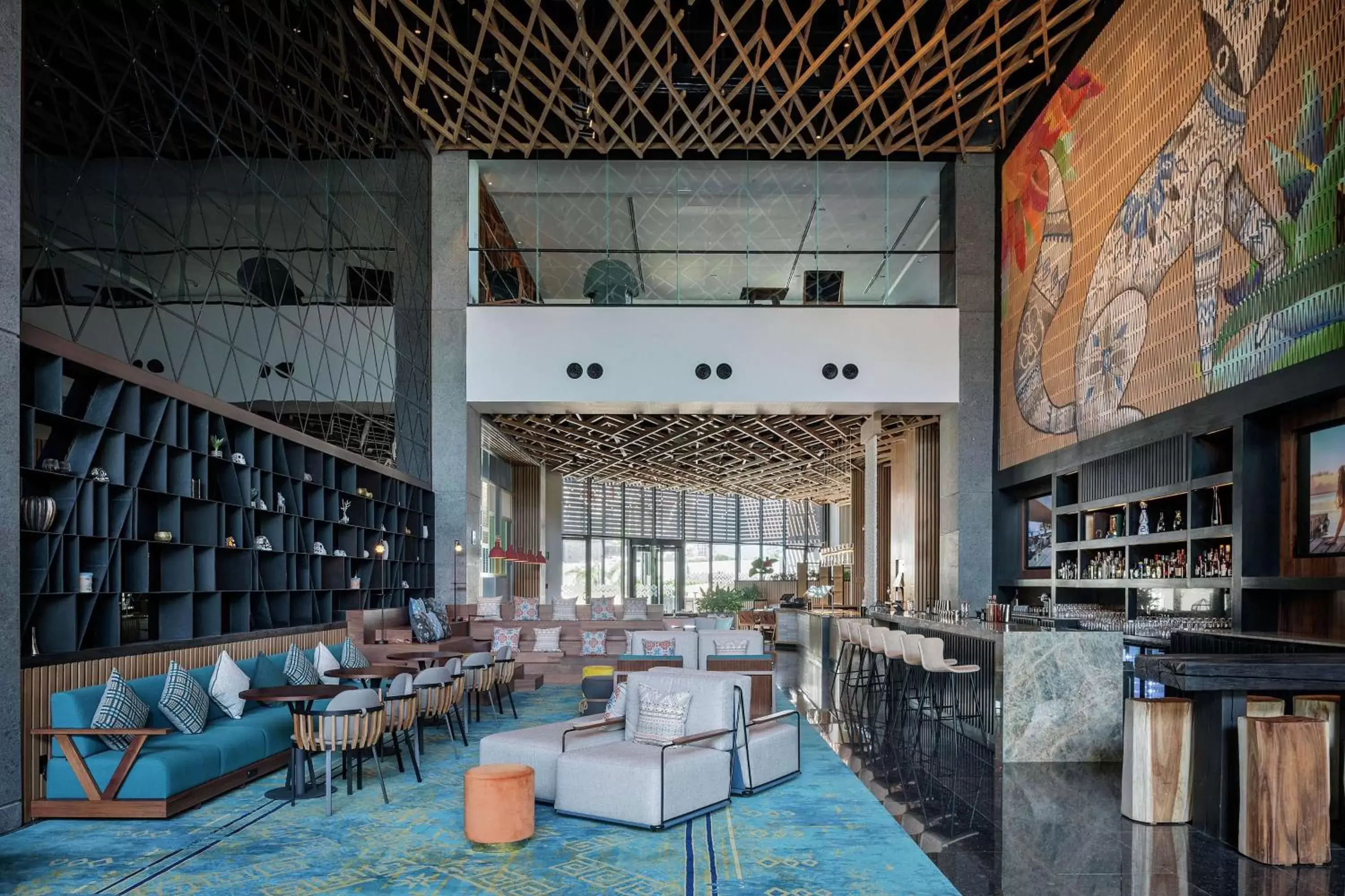 Dining area, Lounge/Bar in Canopy By Hilton Cancun La Isla