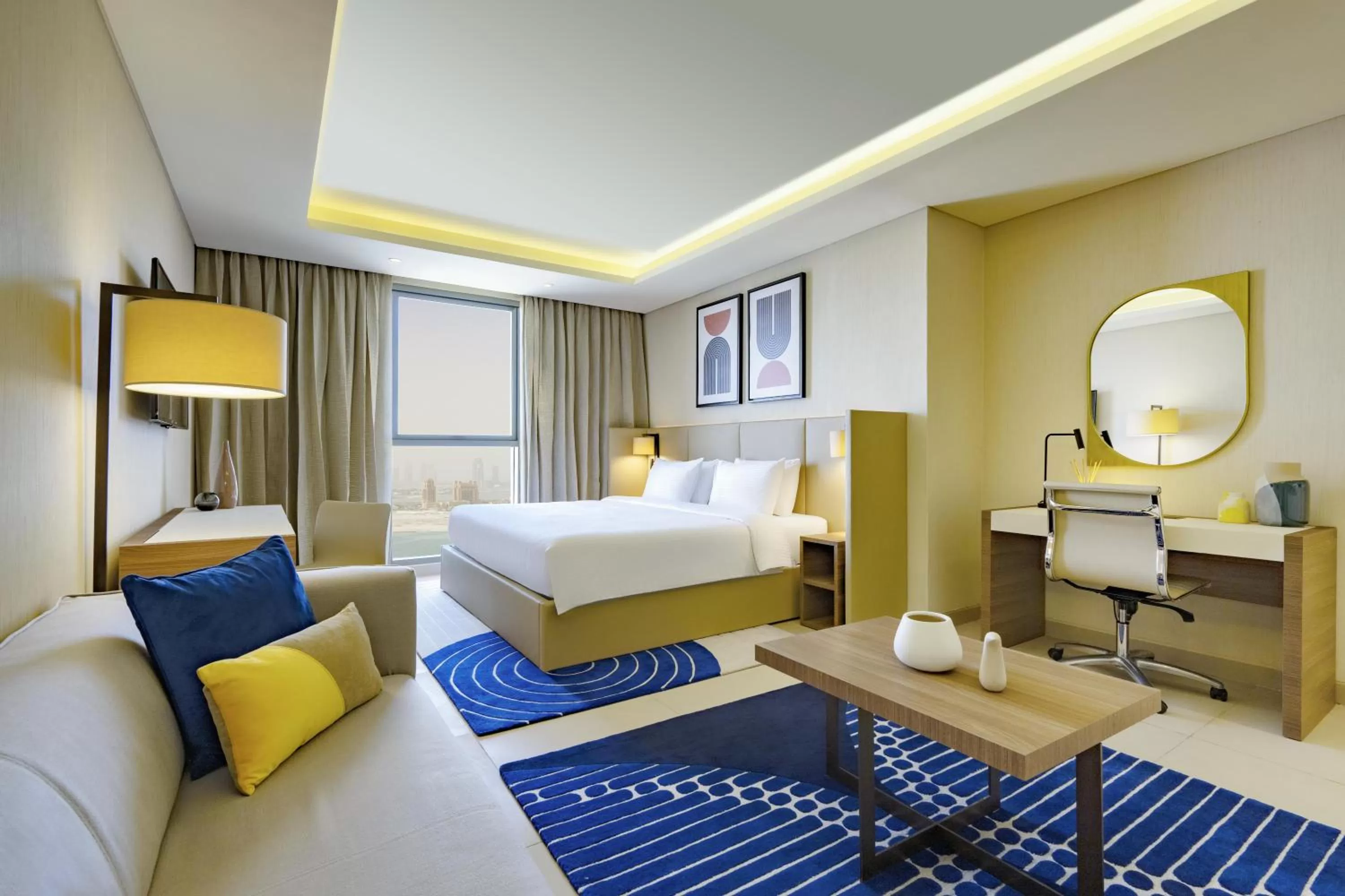 King Suite with City View in voco Doha West Bay Suites, an IHG Hotel