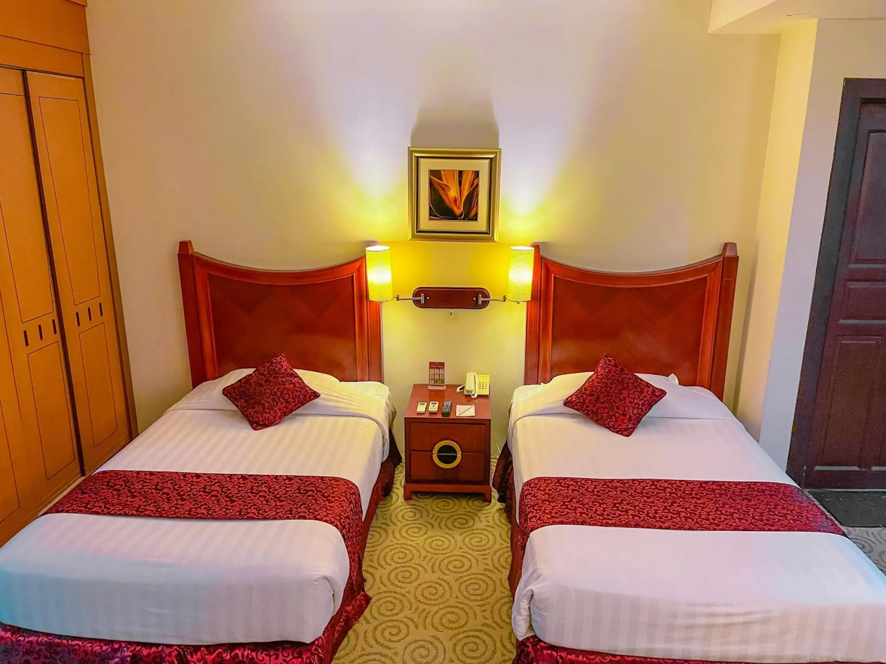 Bed in Crown Vista Hotel