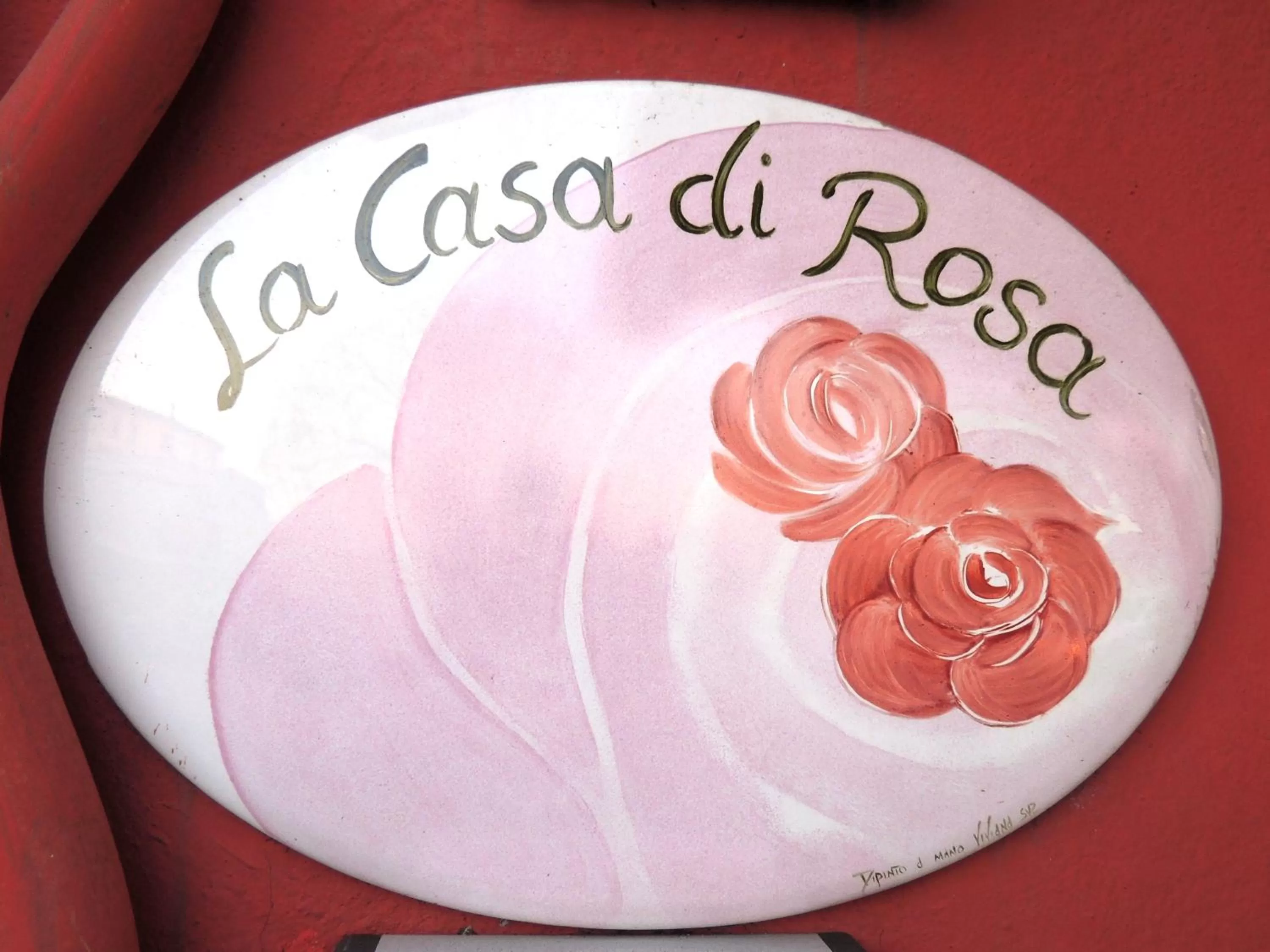 Property logo or sign in B&B La Casa di Rosa