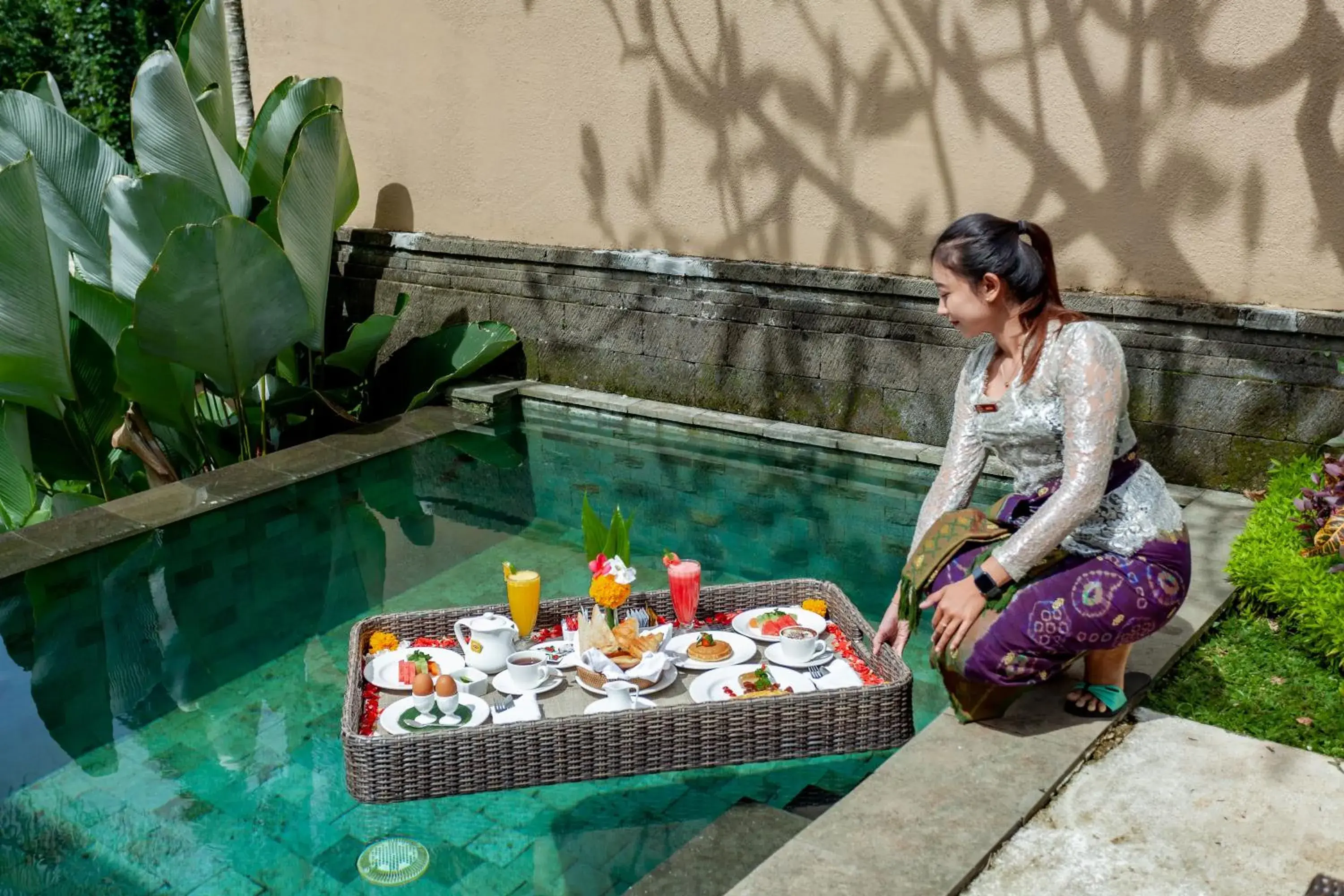 Breakfast in The Lokha Ubud Resort Villas and Spa