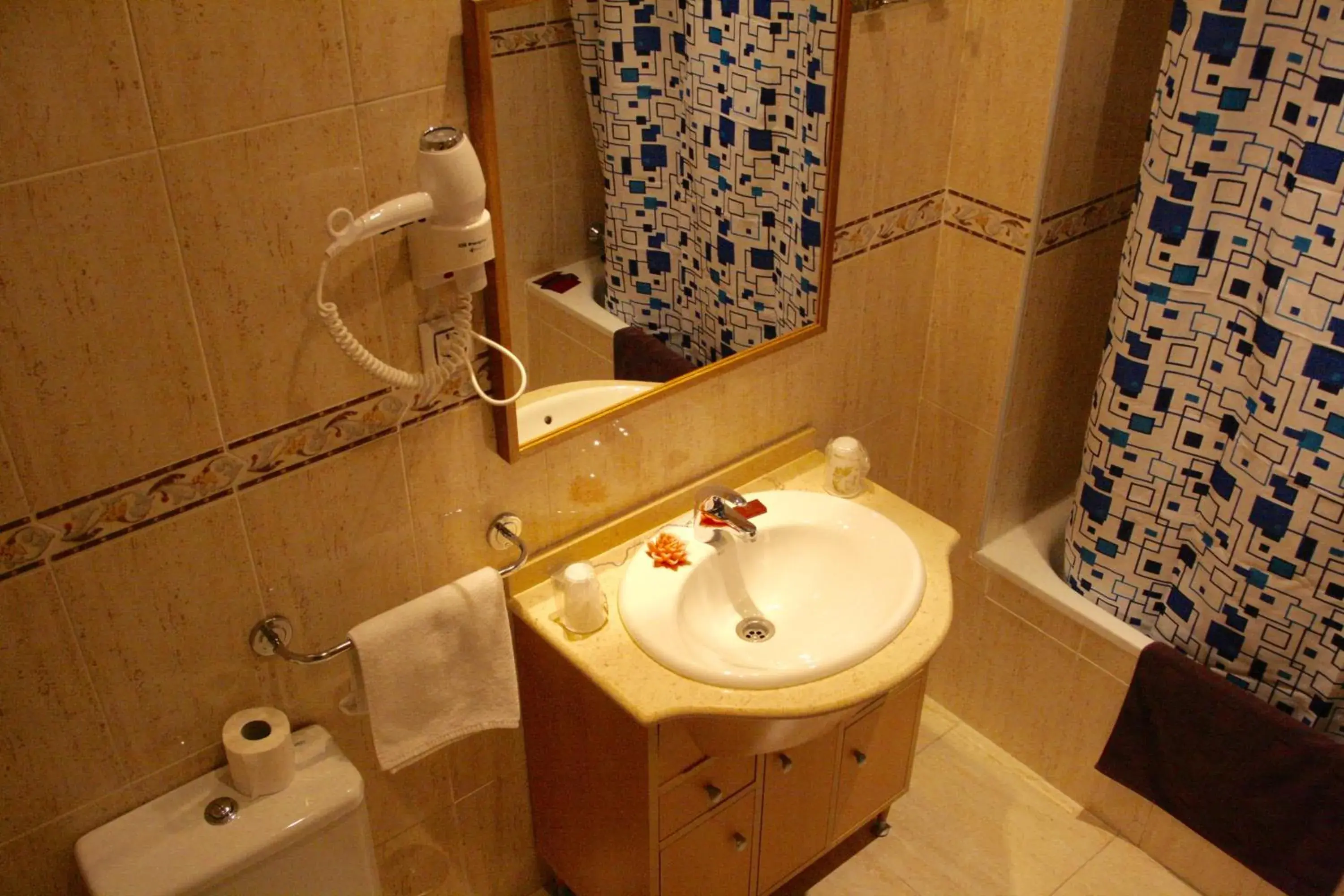 Bathroom in Hotel Godofredo