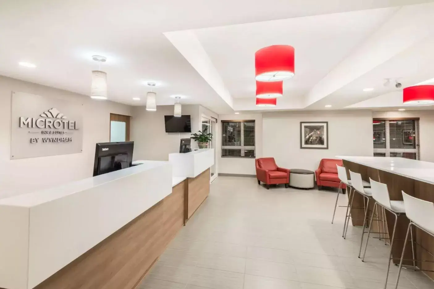 Lobby or reception, Lobby/Reception in Microtel Inn & Suites by Wyndham Sudbury