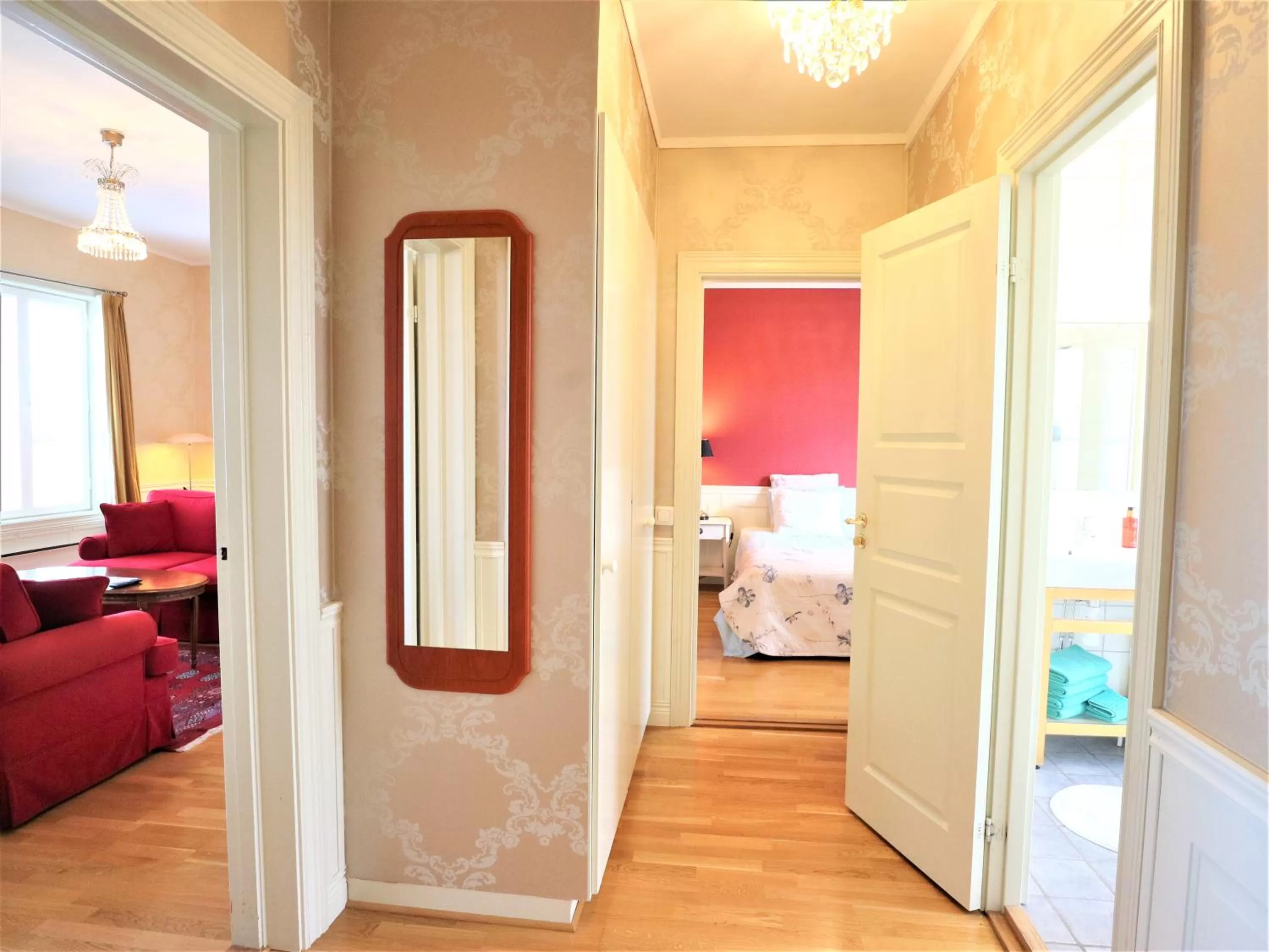 Bed in Vänerport Lakefront Hotell