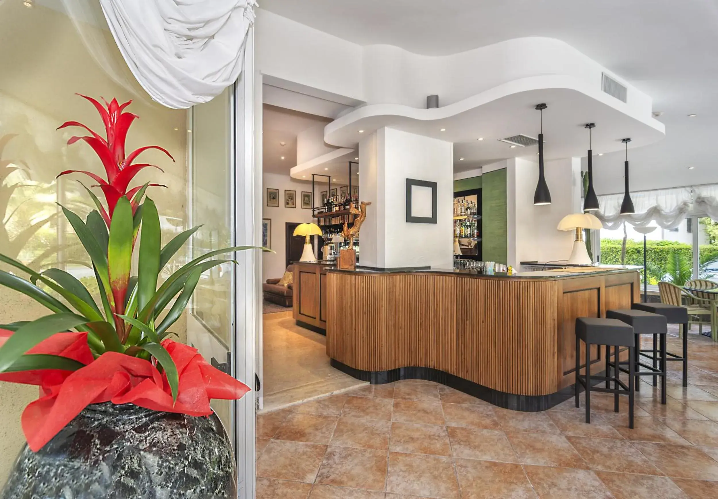 Lounge or bar, Lobby/Reception in Hotel Verdemare