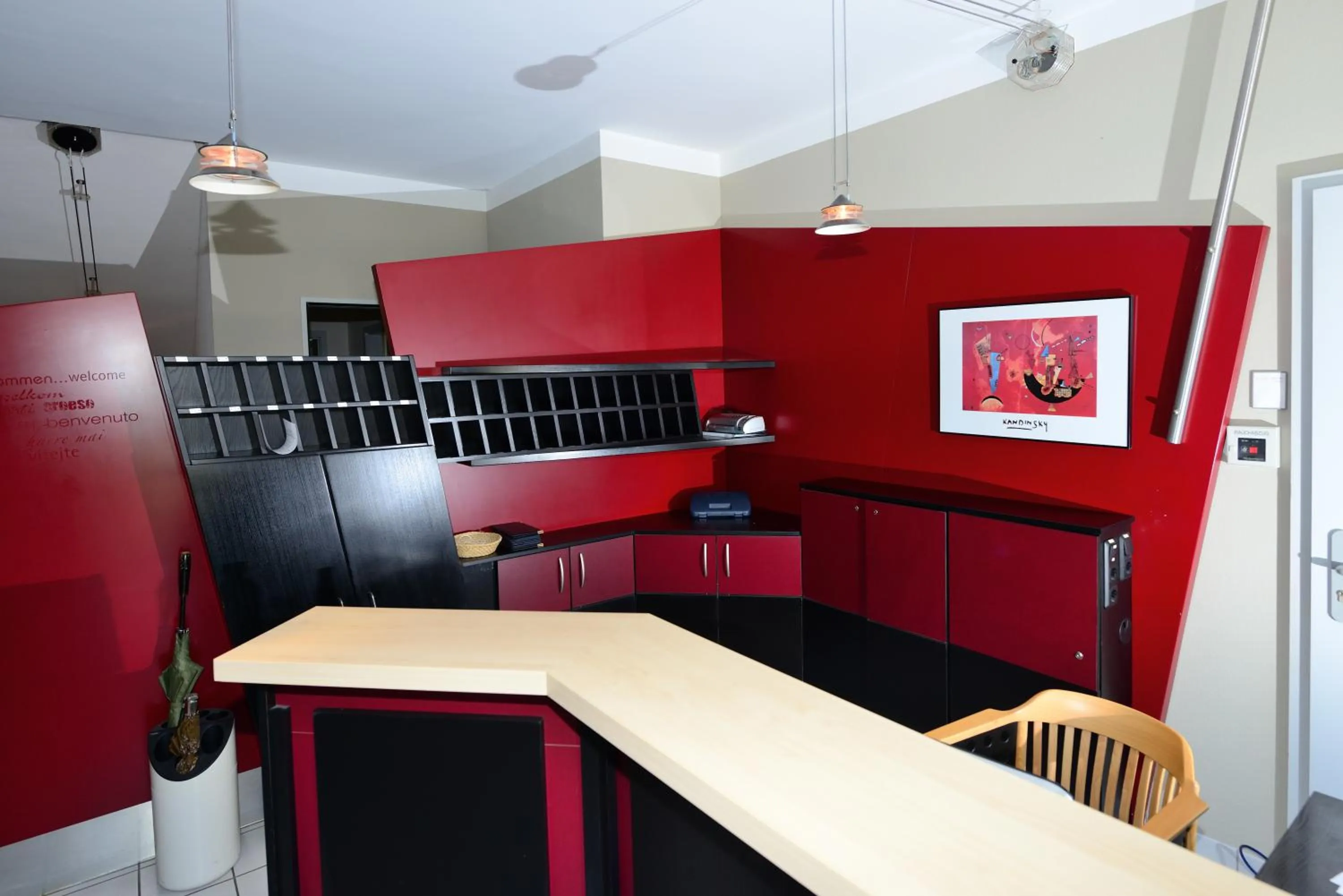 Lobby or reception in Art Hotel Weimar