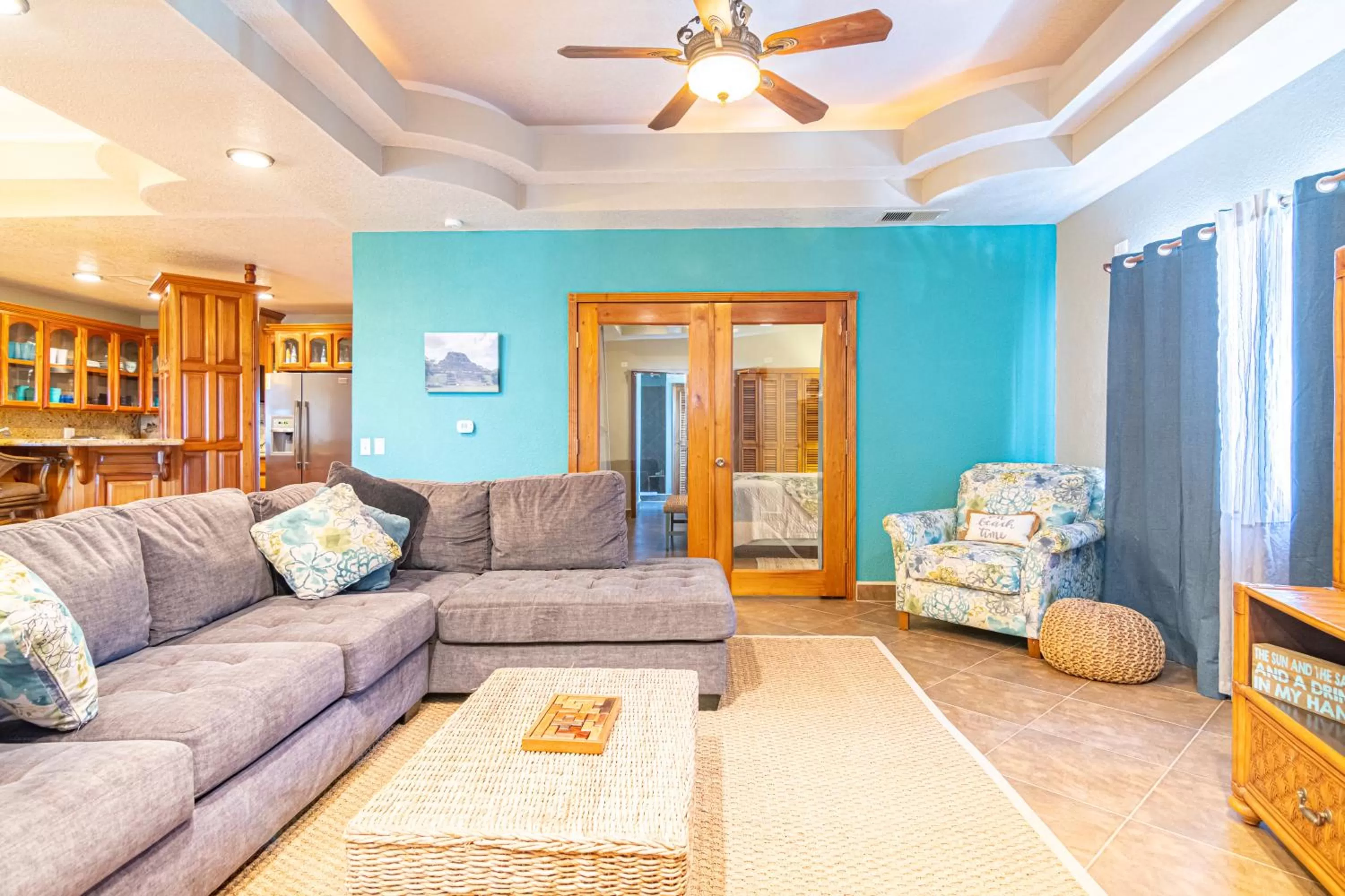 Living room in Lighthouse Beach Villas