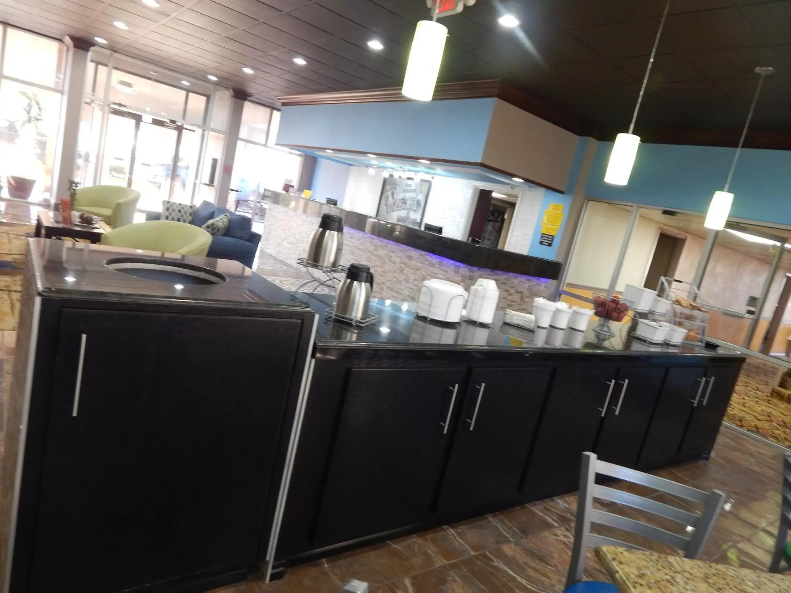 Lobby or reception, Restaurant/Places to Eat in Super 8 by Wyndham Ft Stockton
