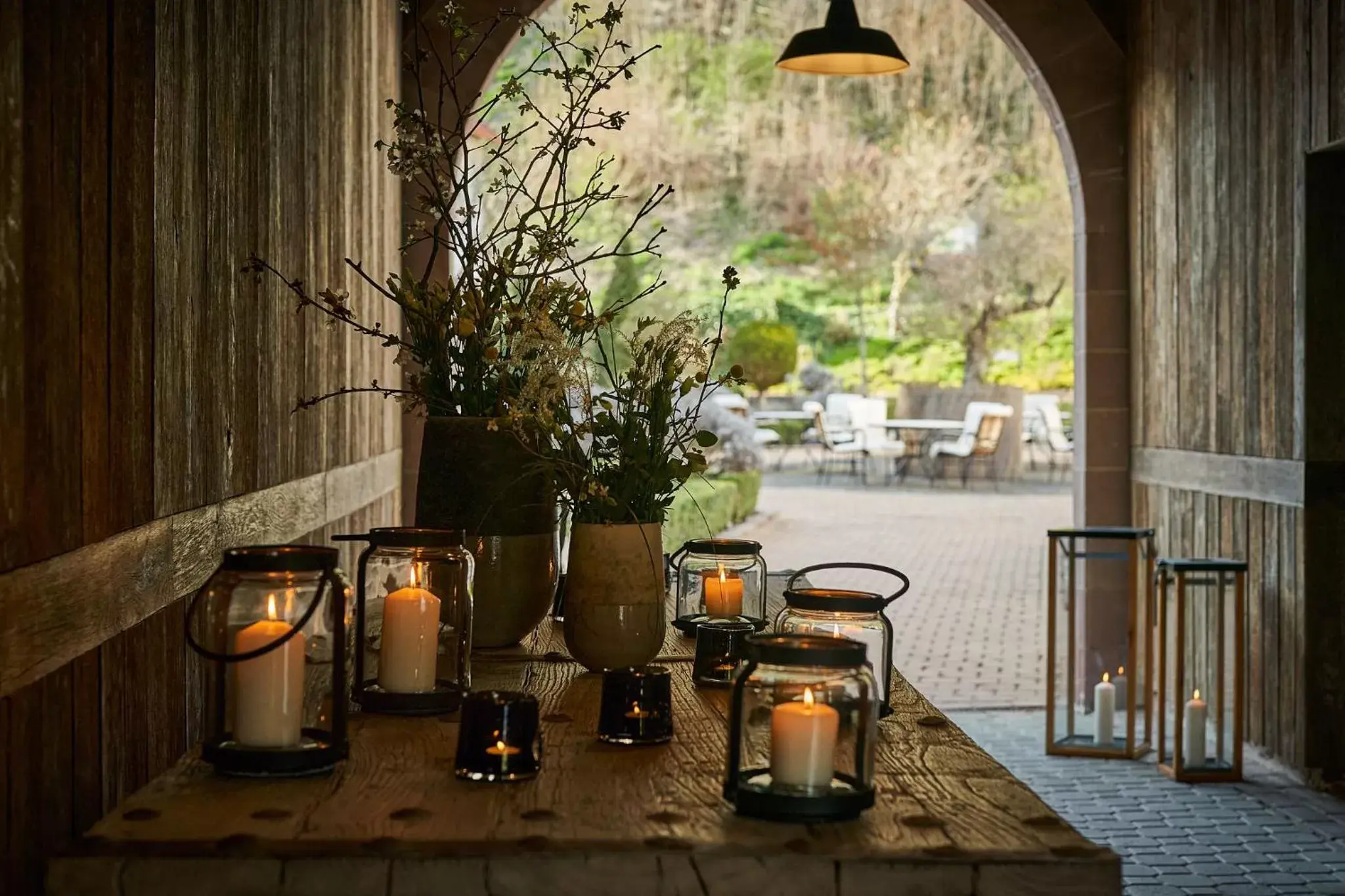 Patio in Hardenberg BurgHotel