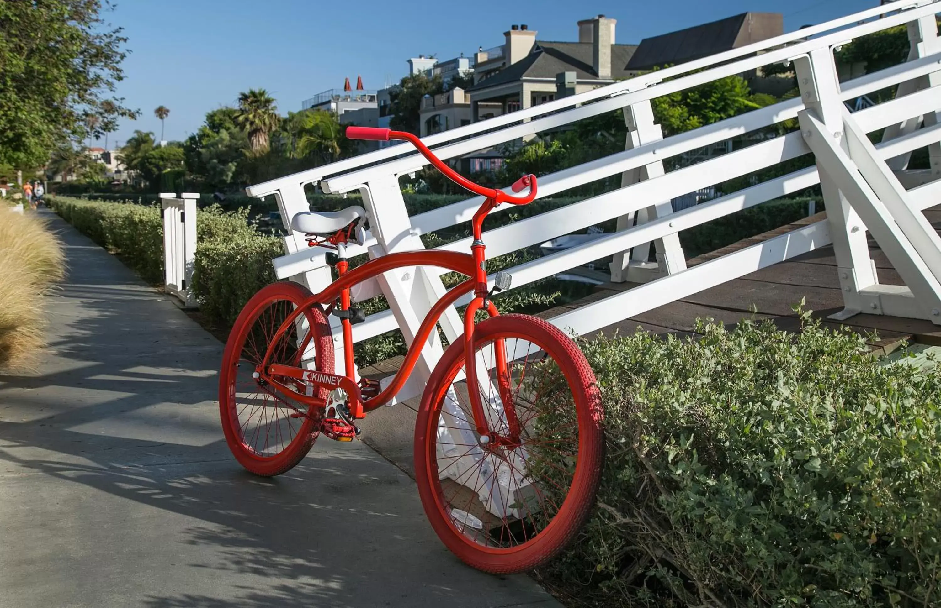 Nearby landmark, Biking in The Kinney - Venice Beach