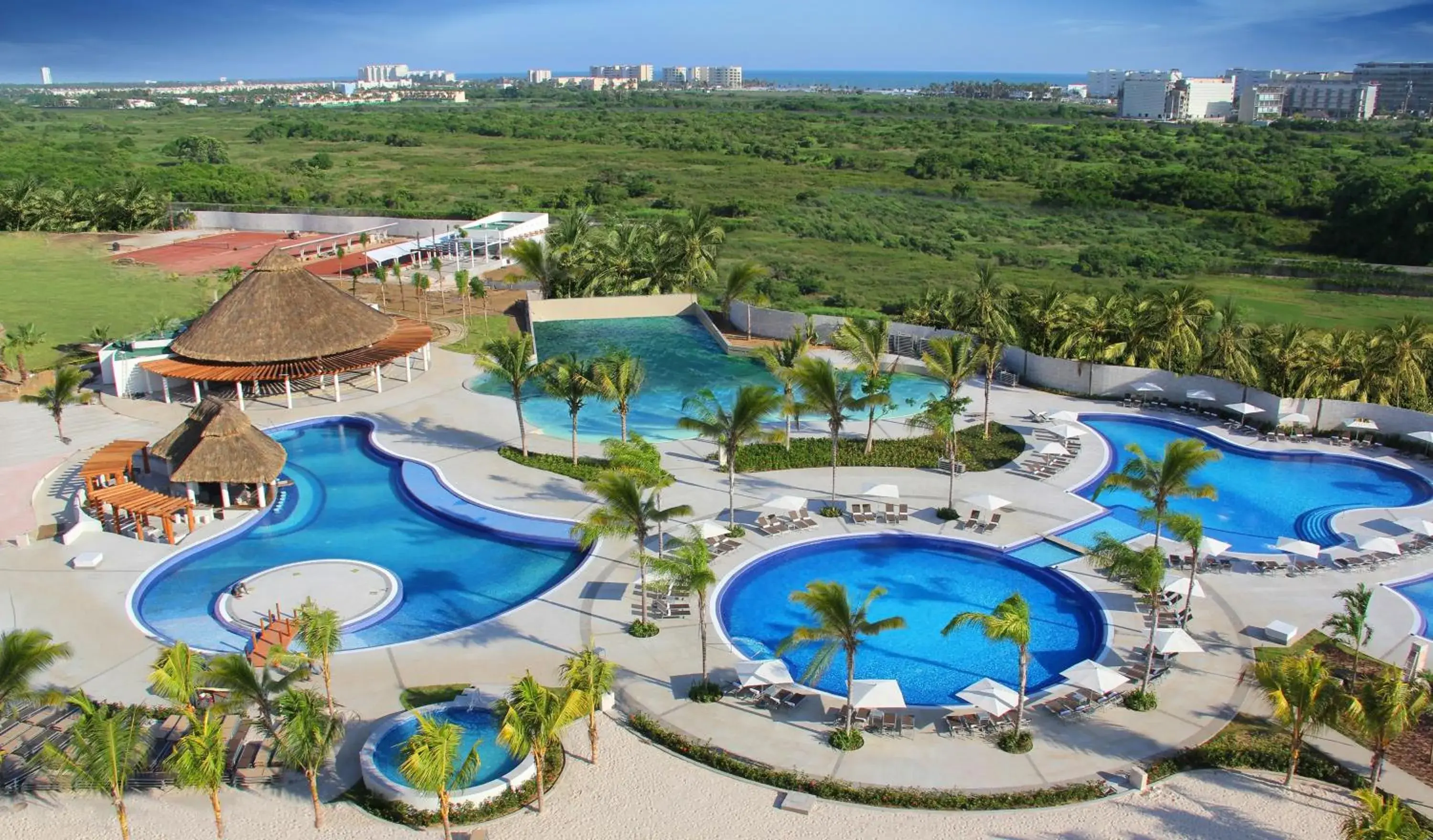 Natural landscape, Pool View in Palacio Mundo Imperial Riviera Diamante Acapulco