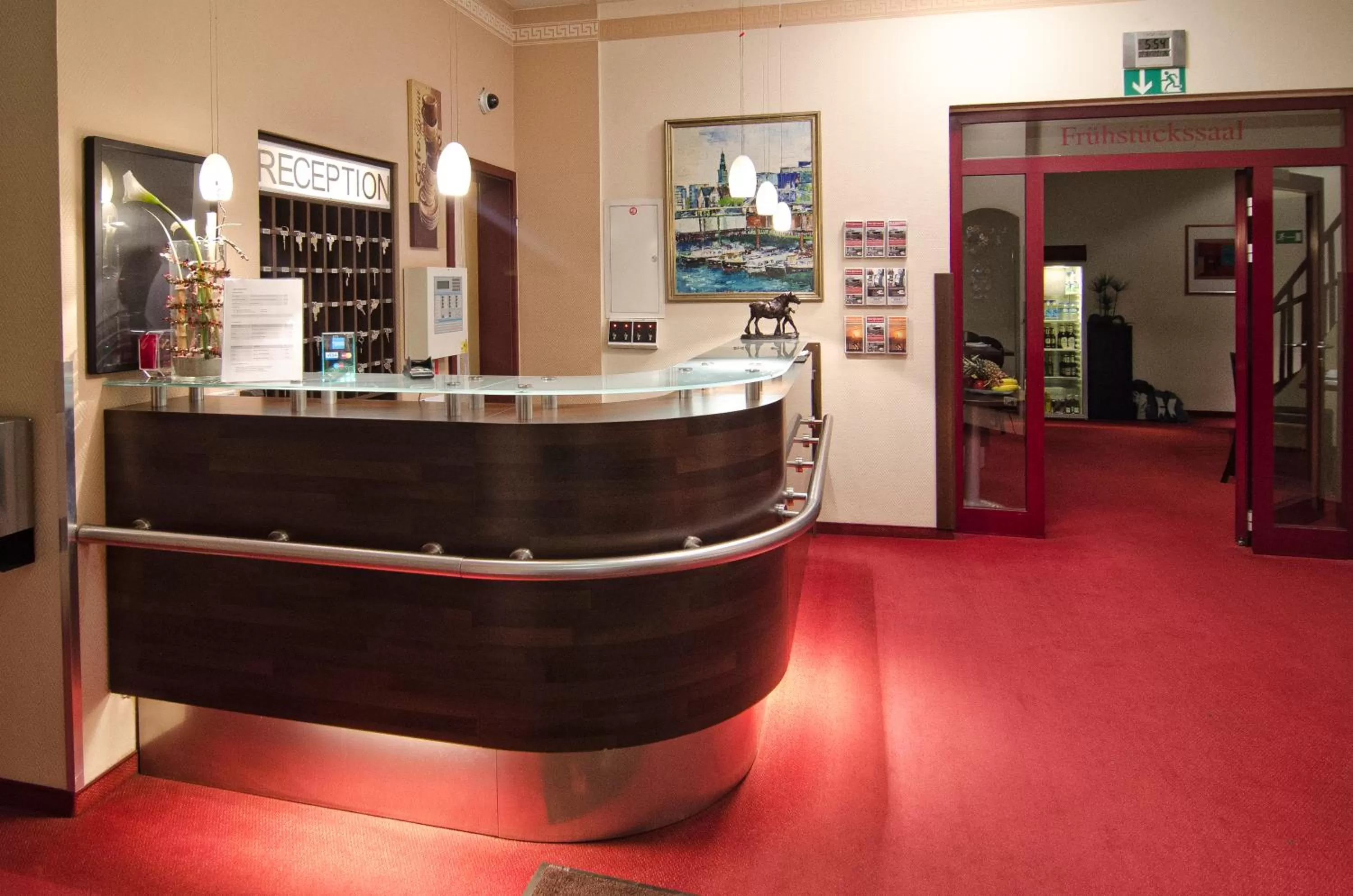 Lobby or reception in Hotel Polo am ZOB