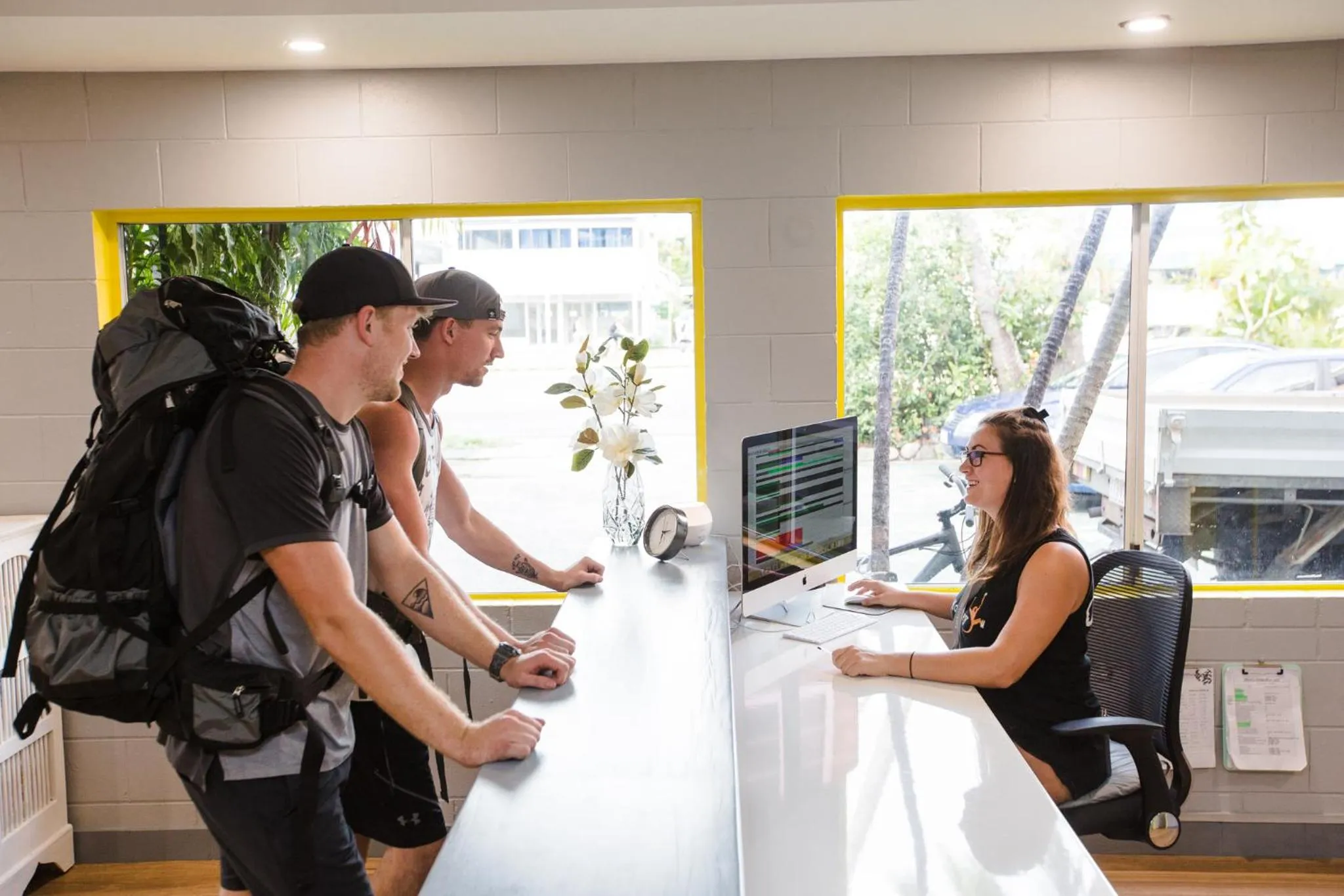 Lobby or reception in Mad Monkey Village