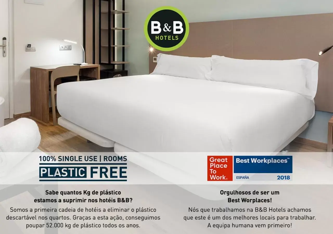 Bed in B&B HOTEL Porto Expo Aeroporto