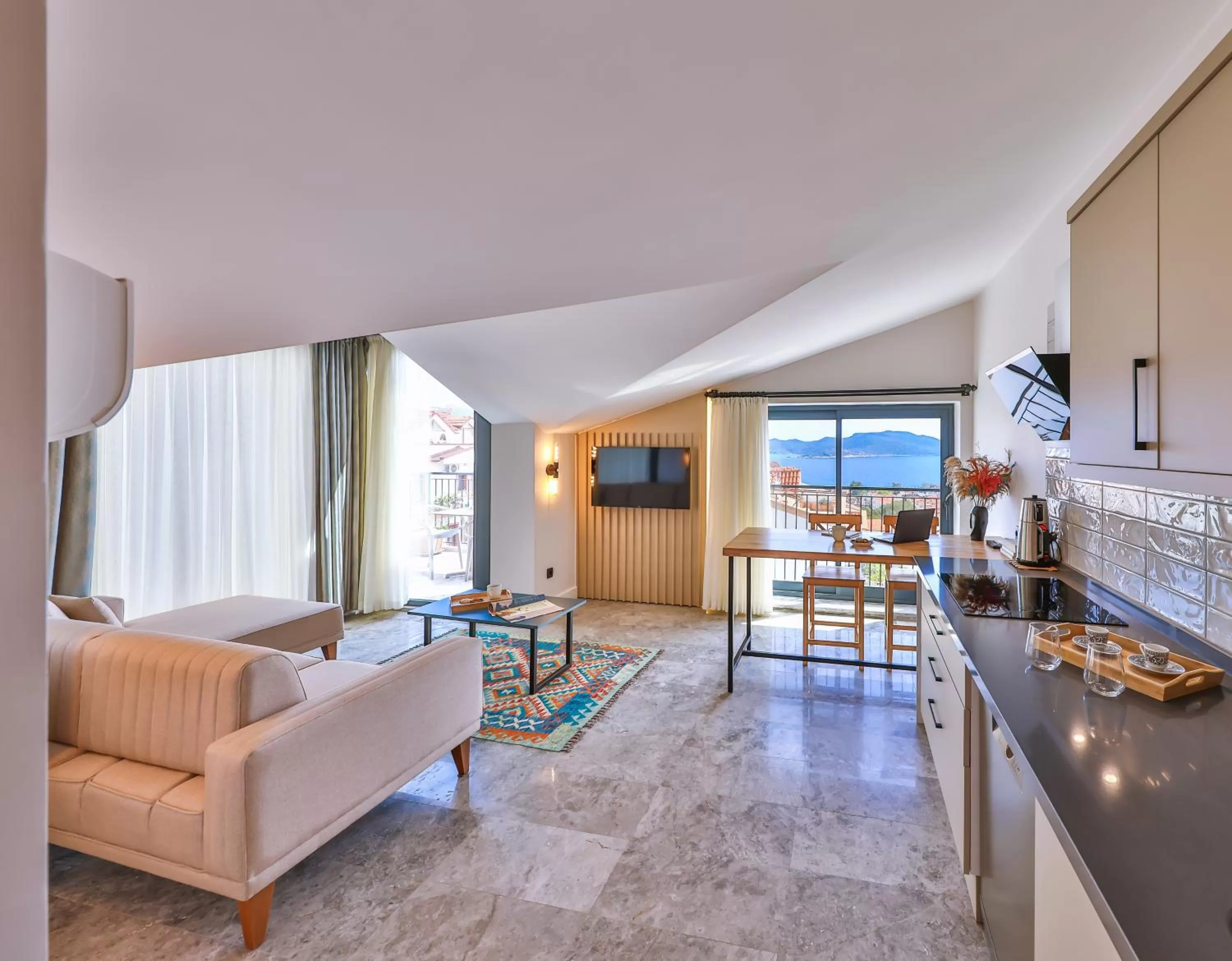 Seating Area in Sole Suites