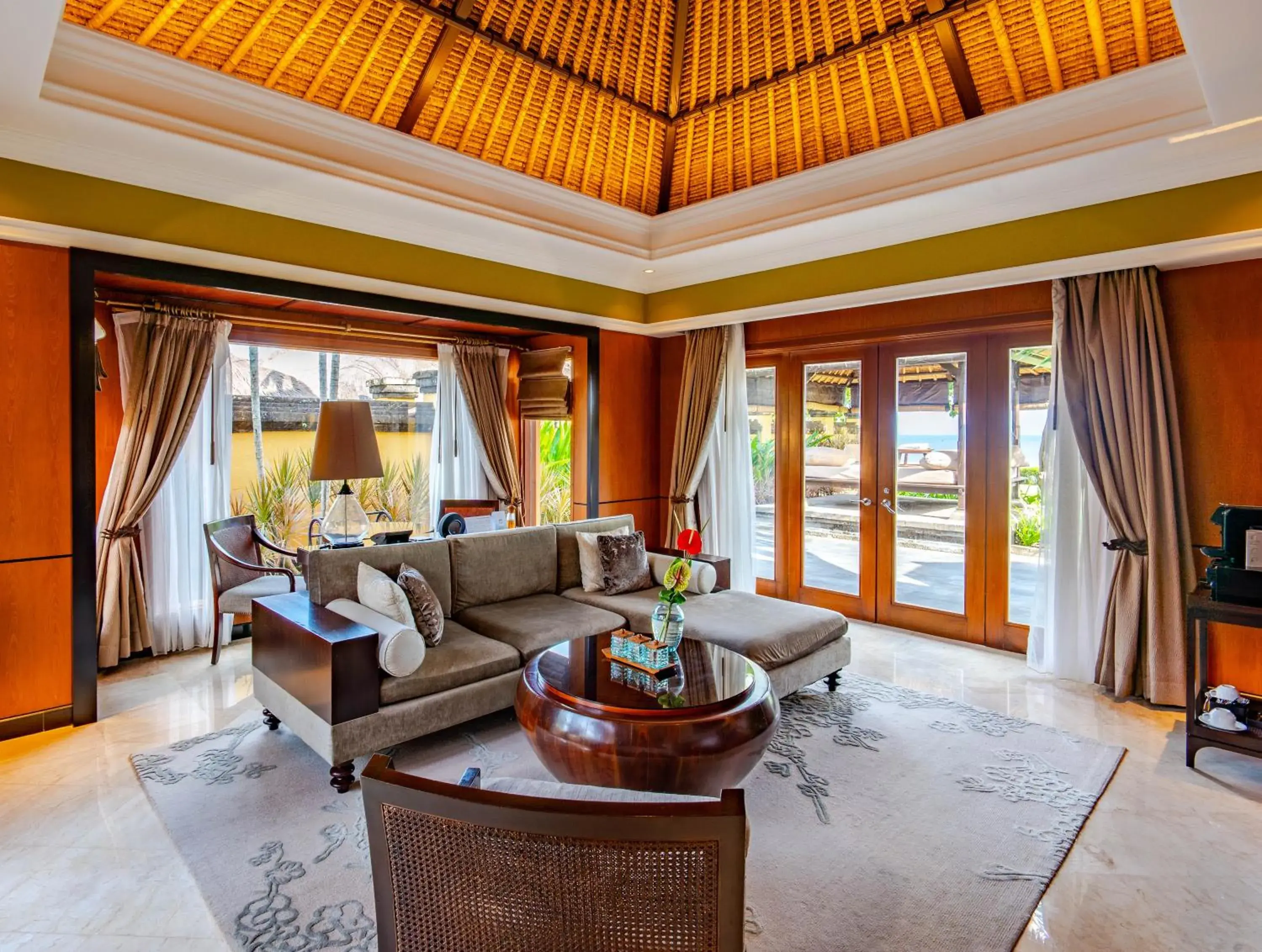 Living room, Seating Area in AYANA Villas Bali