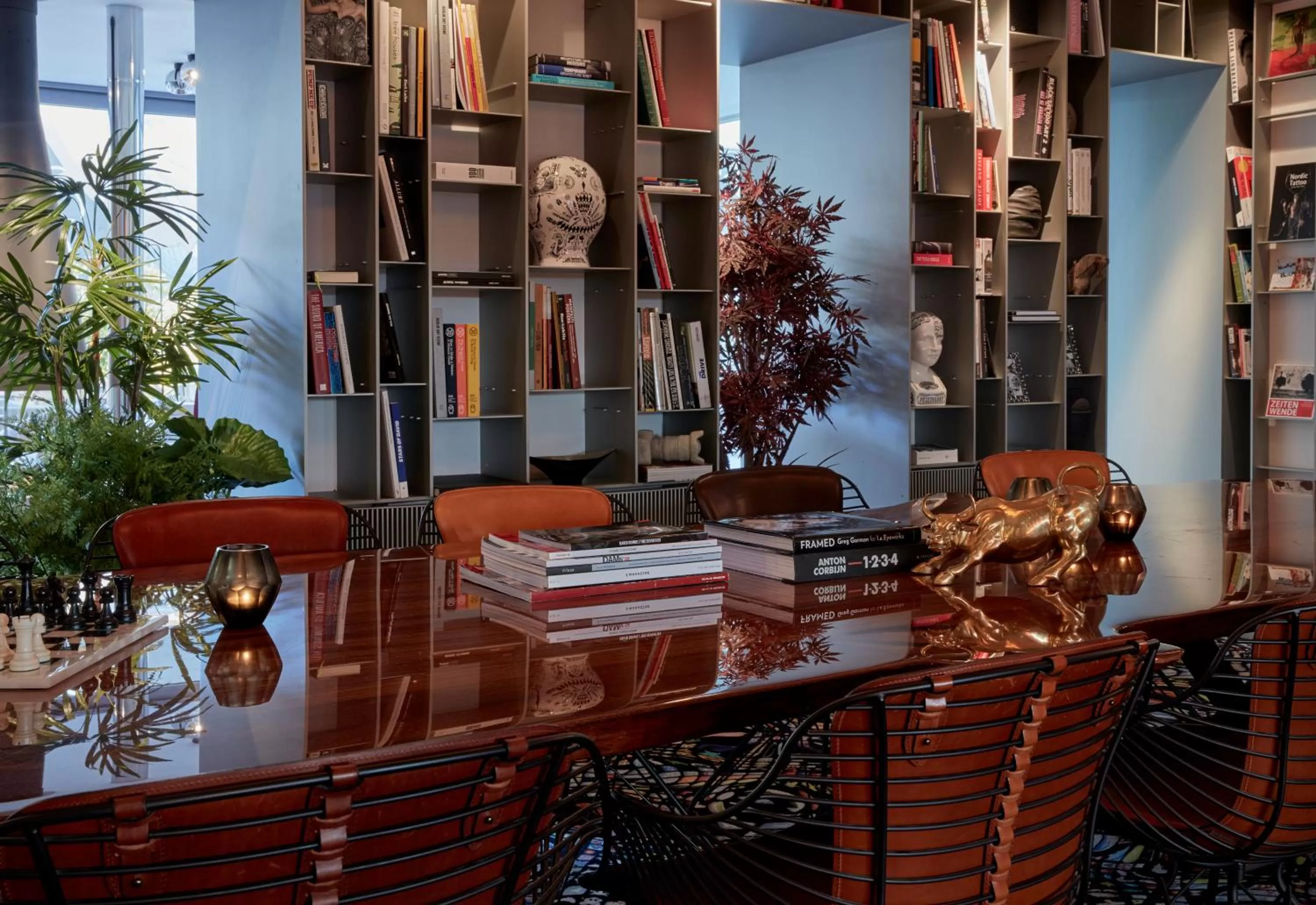 Library in Sir Savigny Hotel, part of Sircle Collection