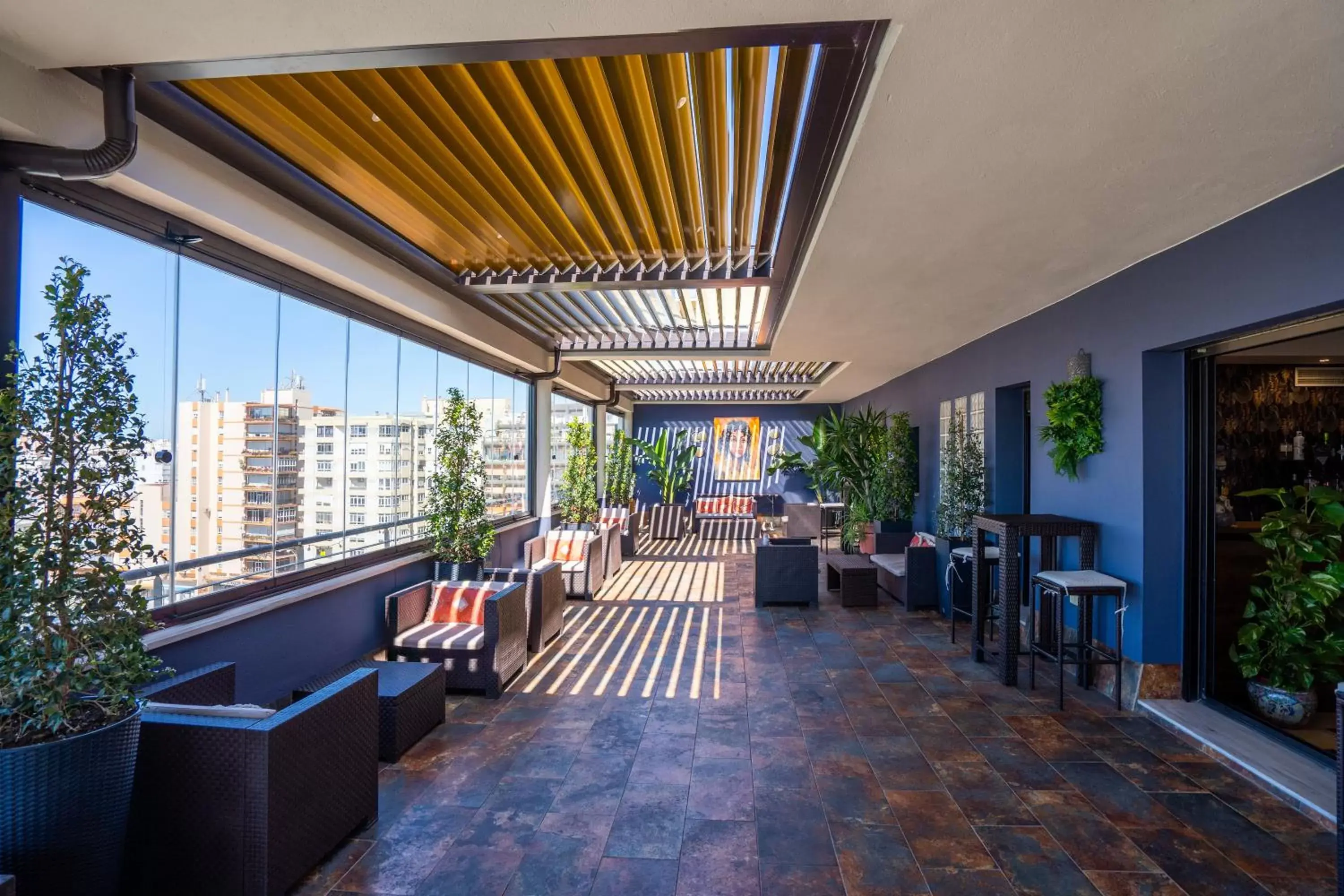 Balcony/Terrace in Hotel Spa Cádiz Plaza