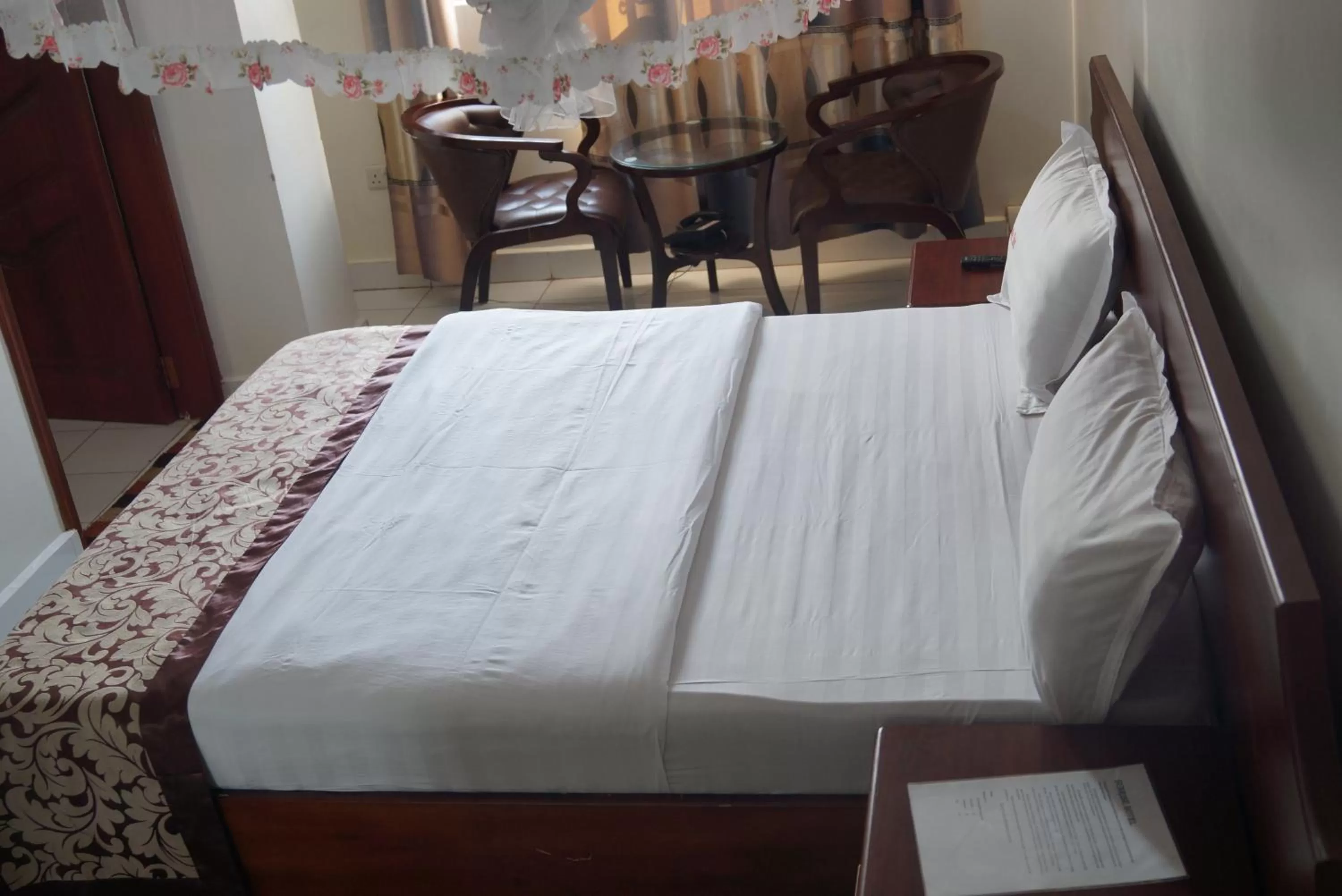 Bed in Sunrise Hotel Kampala