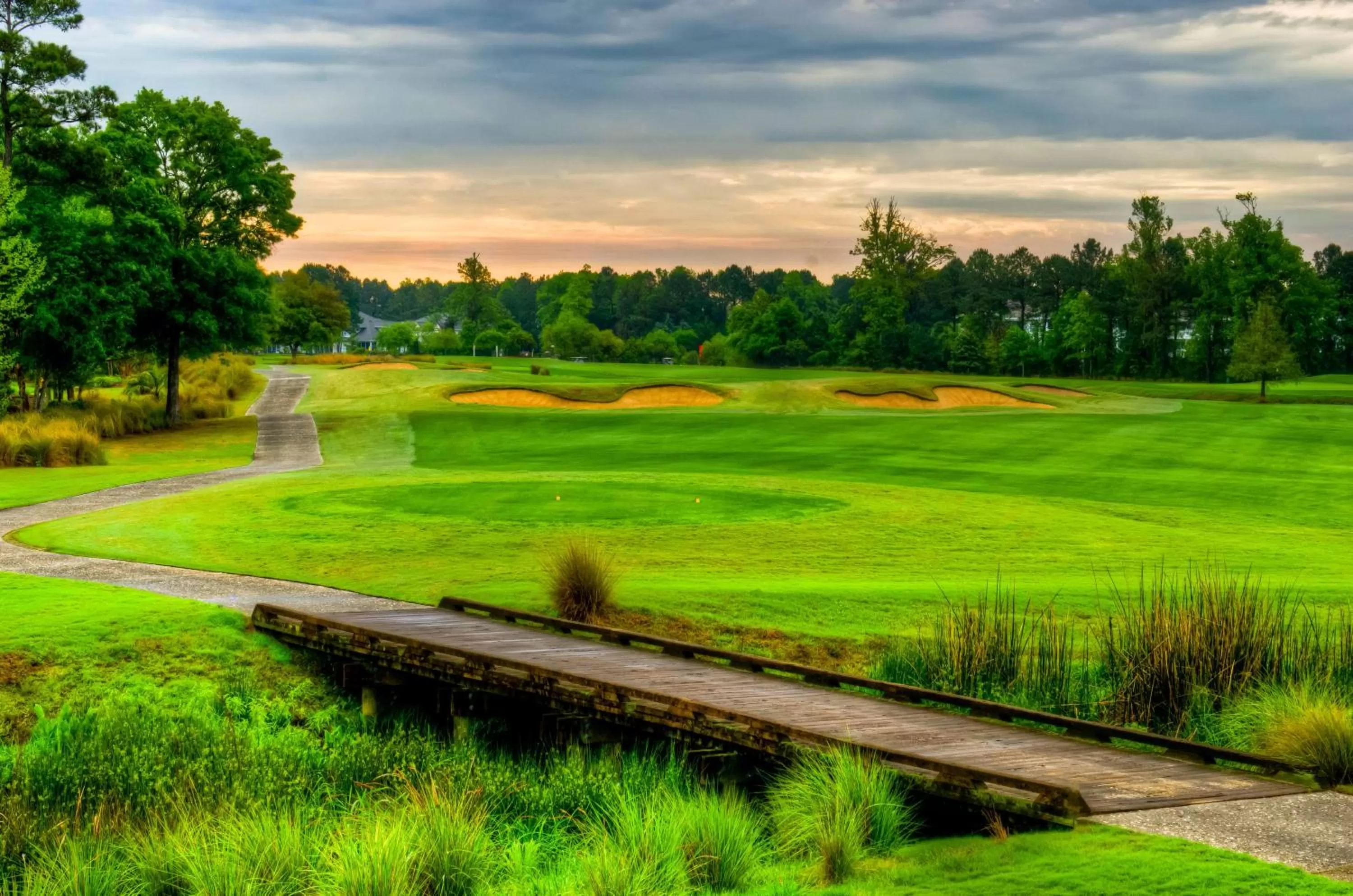 Golfcourse in Barefoot Resort Golf & Yacht Club Villas