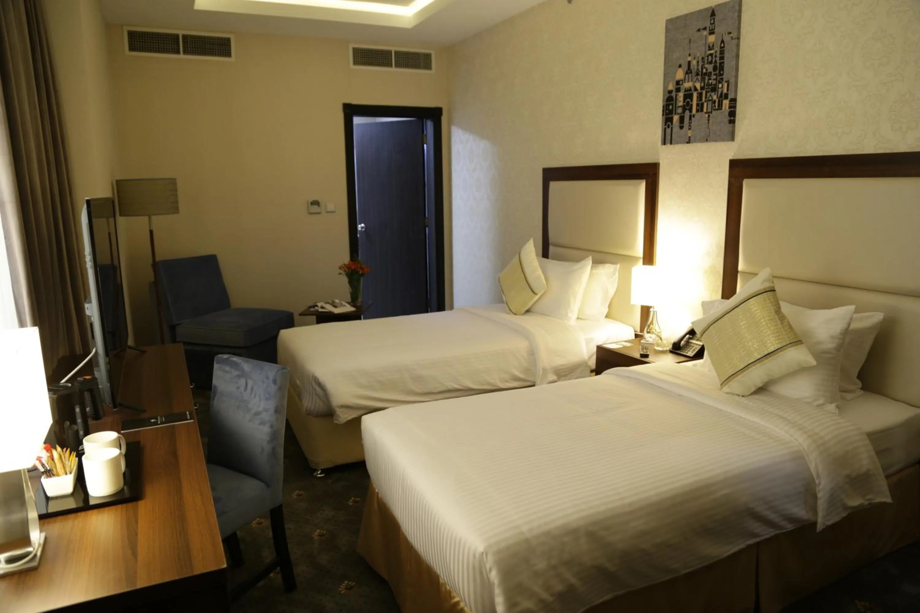 Bedroom, Bed in The Town Hotel Doha
