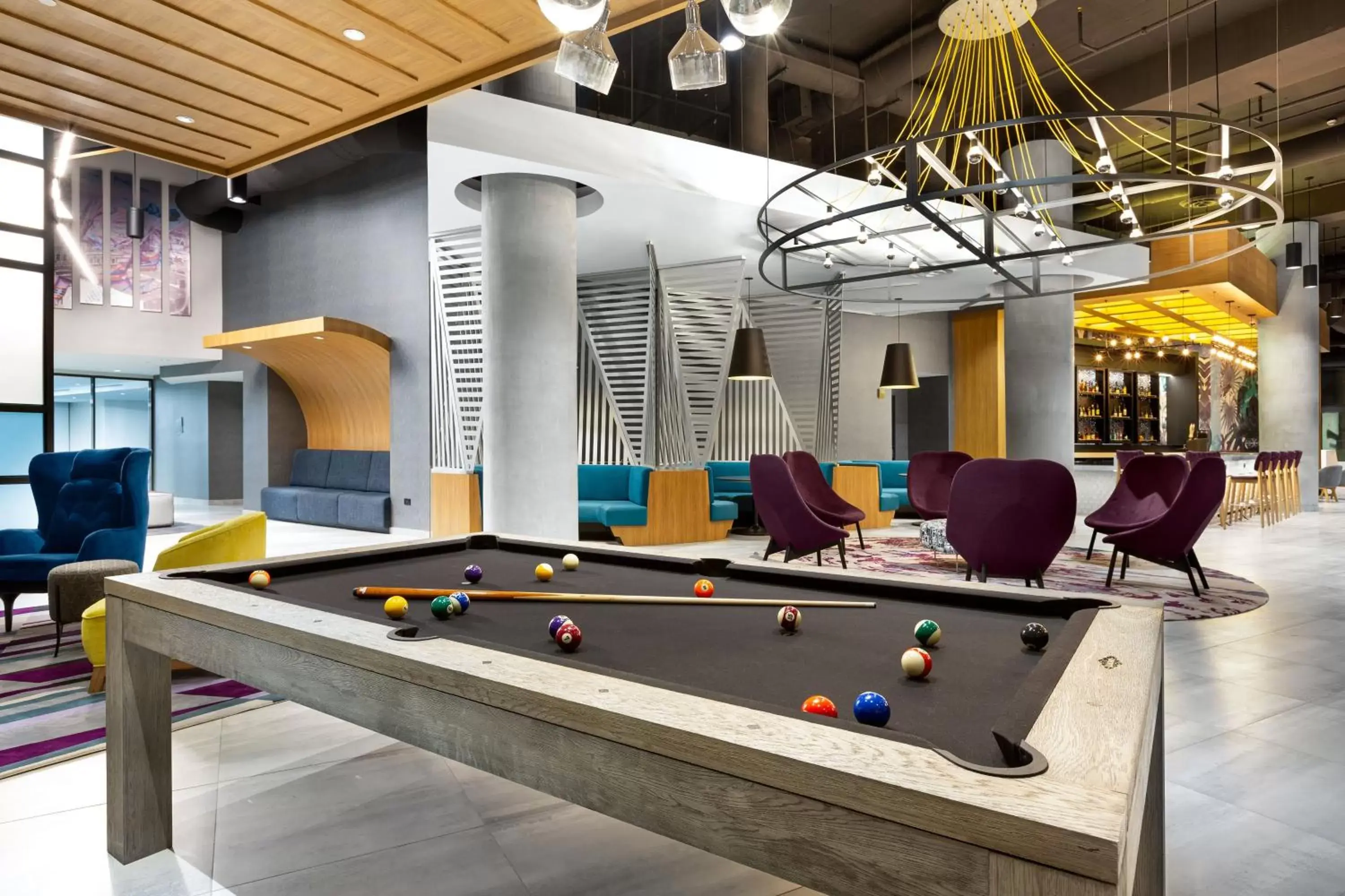 Lobby or reception, Billiards in Aloft San Juan