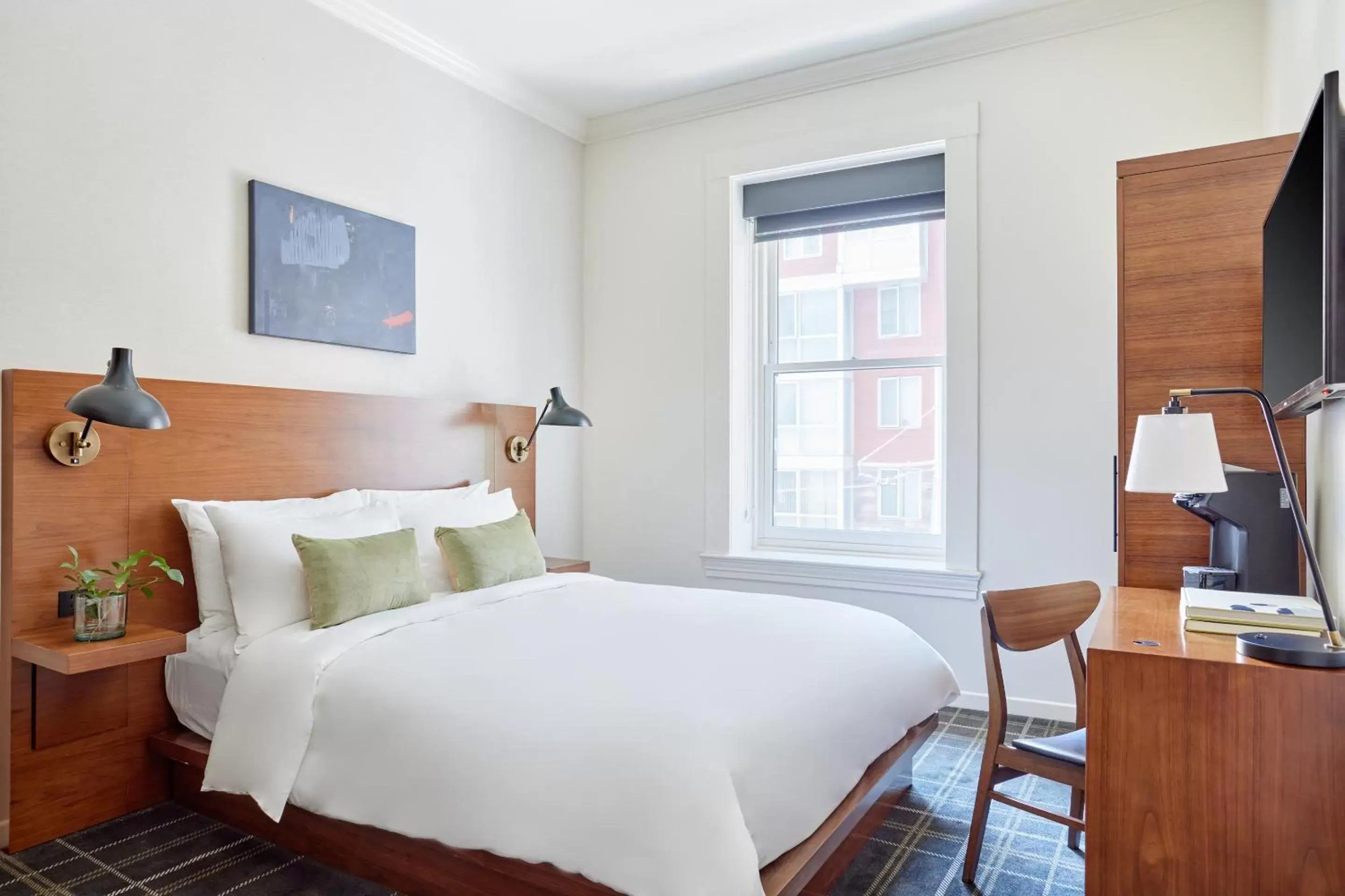 Bed in FOUND Hotel, San Francisco Bed in FOUND Hotel, San Francisco