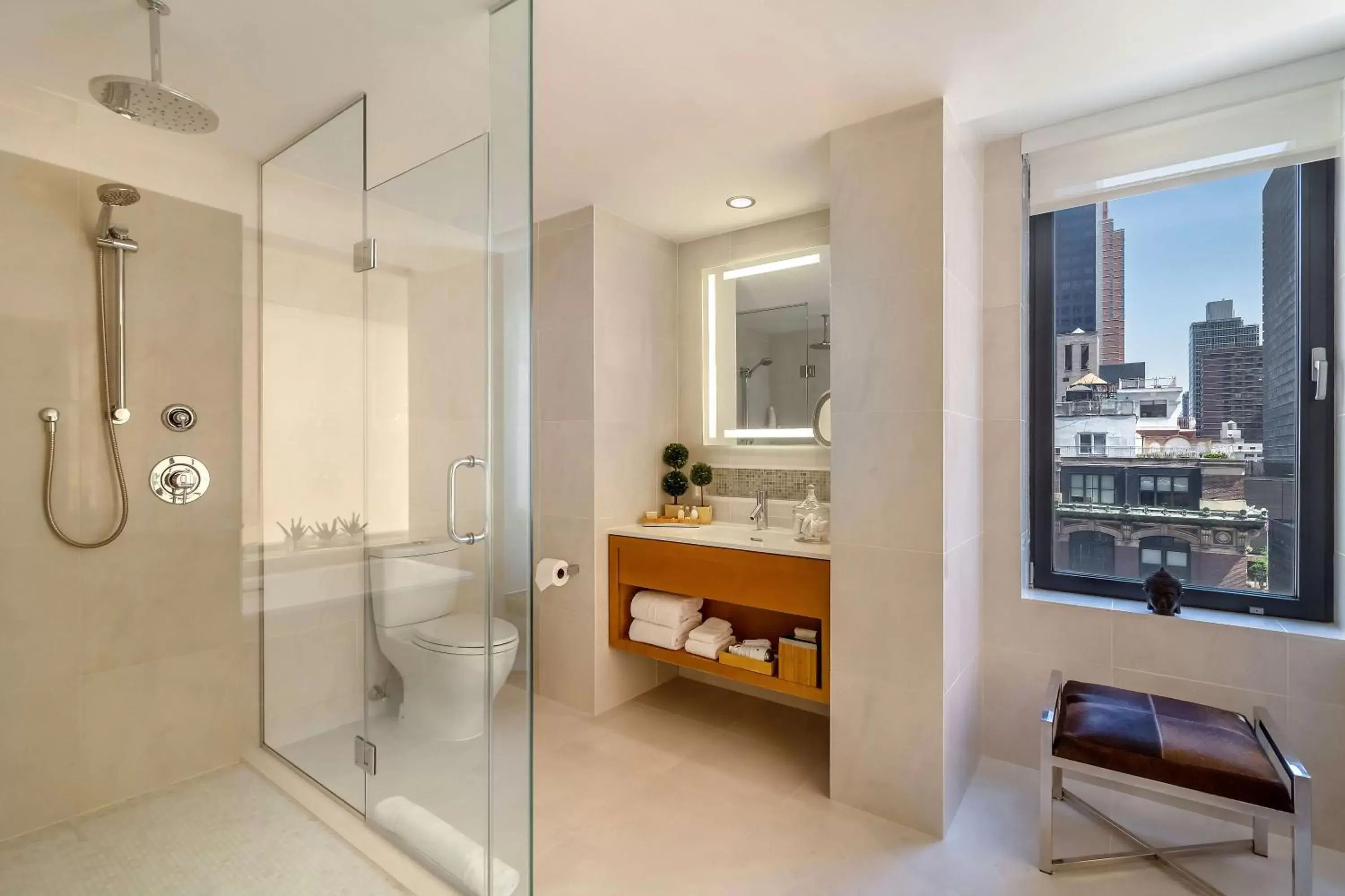 Shower, Bathroom in Concorde Hotel New York