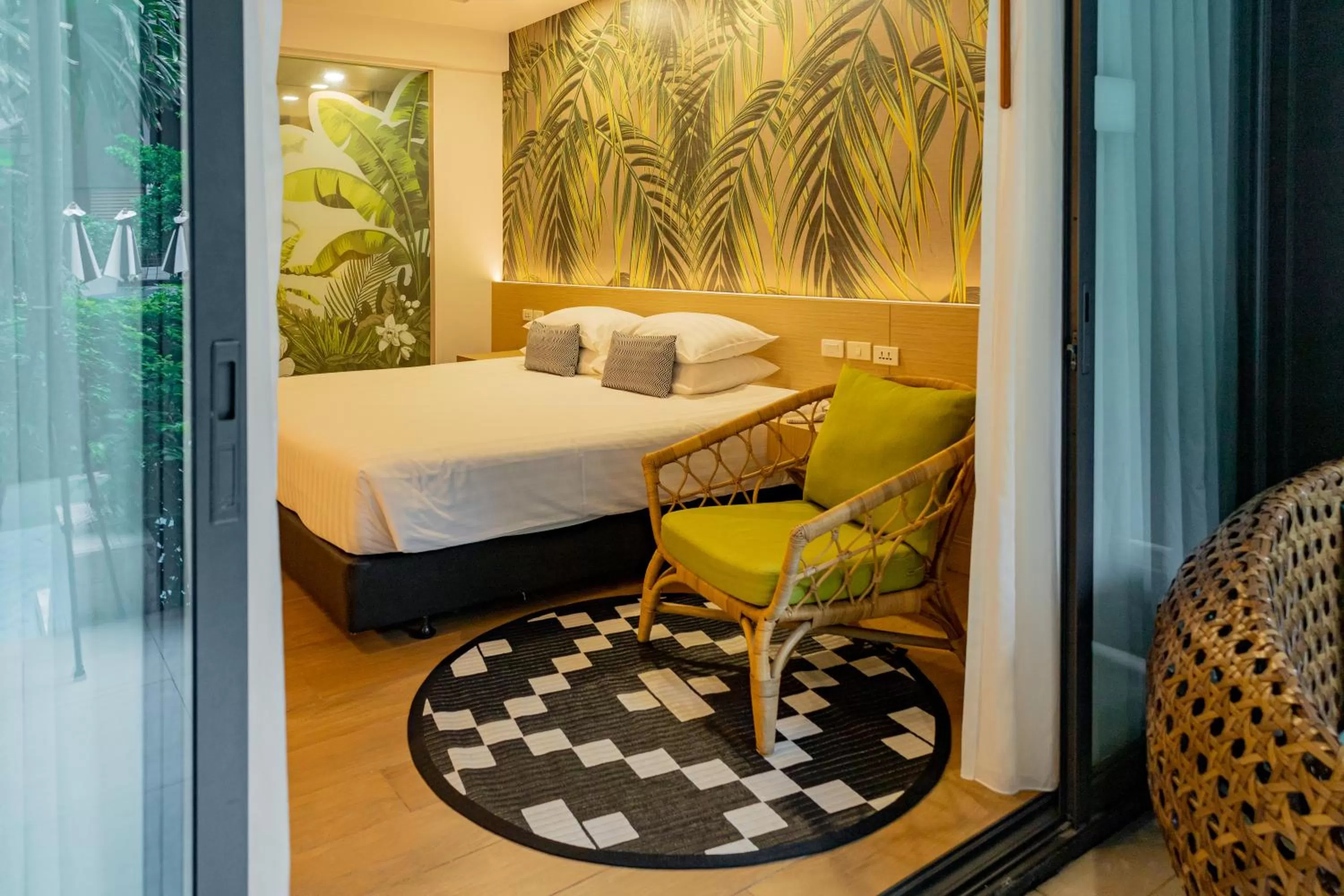 Bed in Panan Krabi Resort