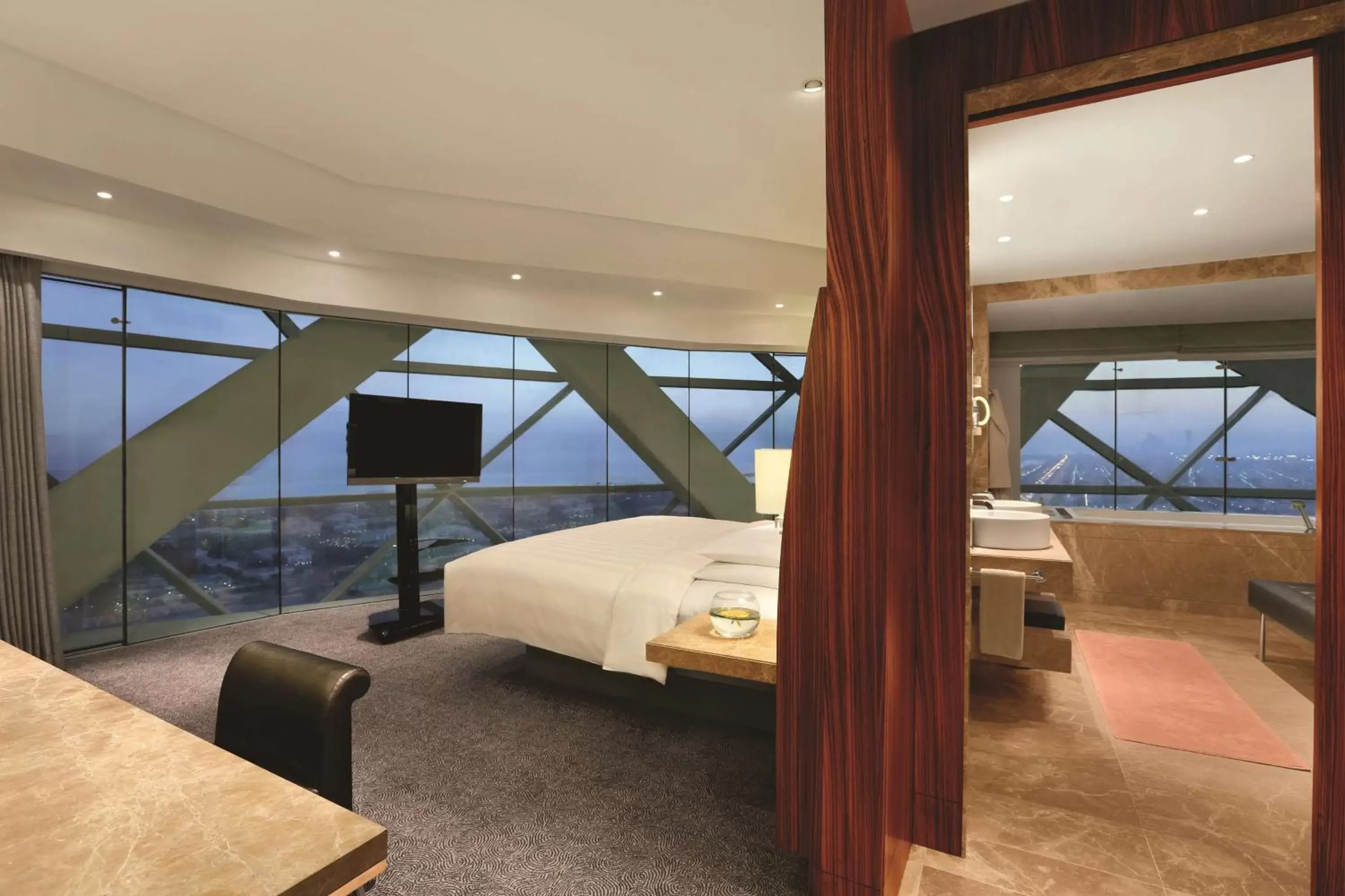 Photo of the whole room in Andaz Capital Gate Abu Dhabi - a concept by Hyatt