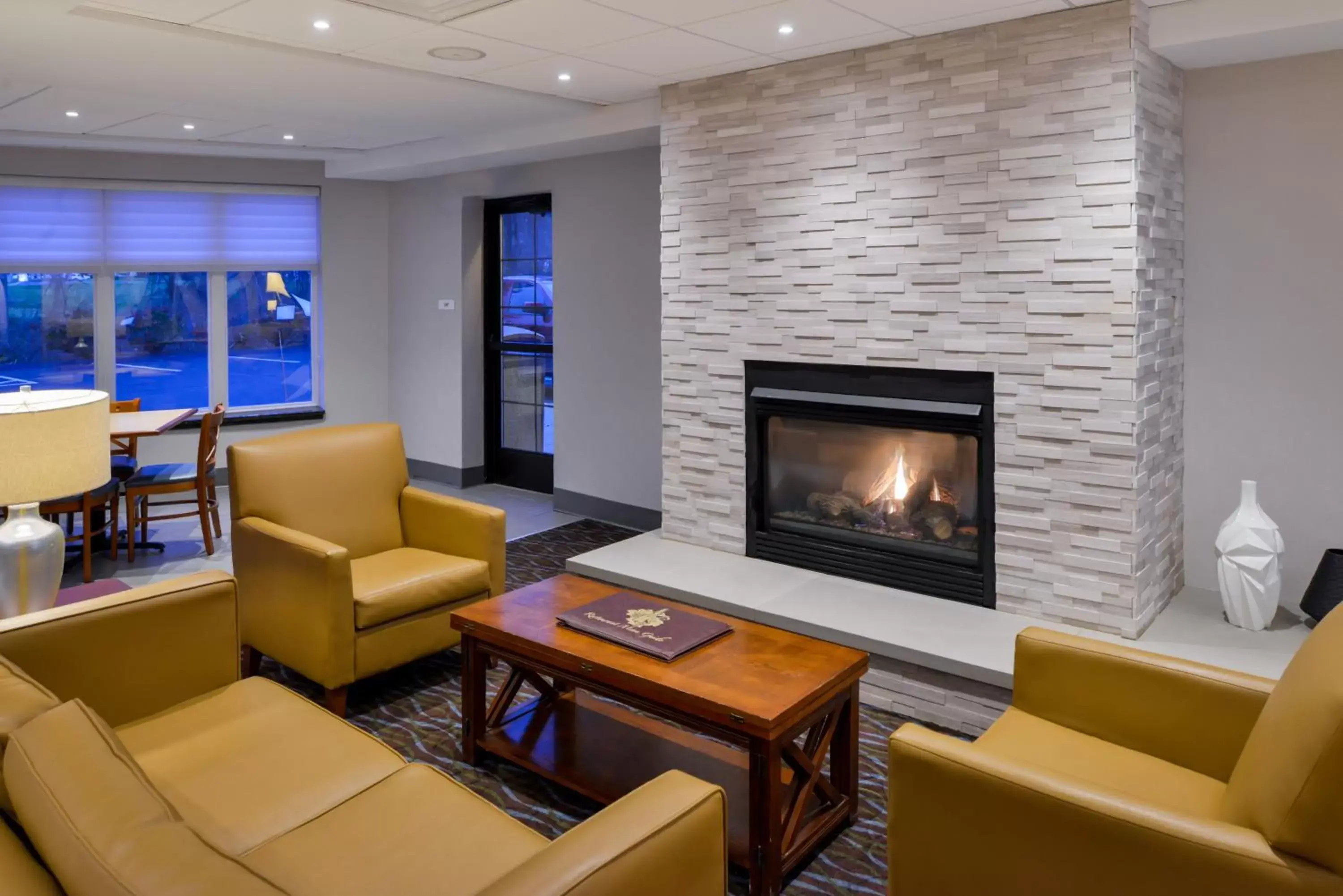 Decorative detail, Seating Area in Holiday Inn Express Hotel & Suites Clifton Park, an IHG Hotel