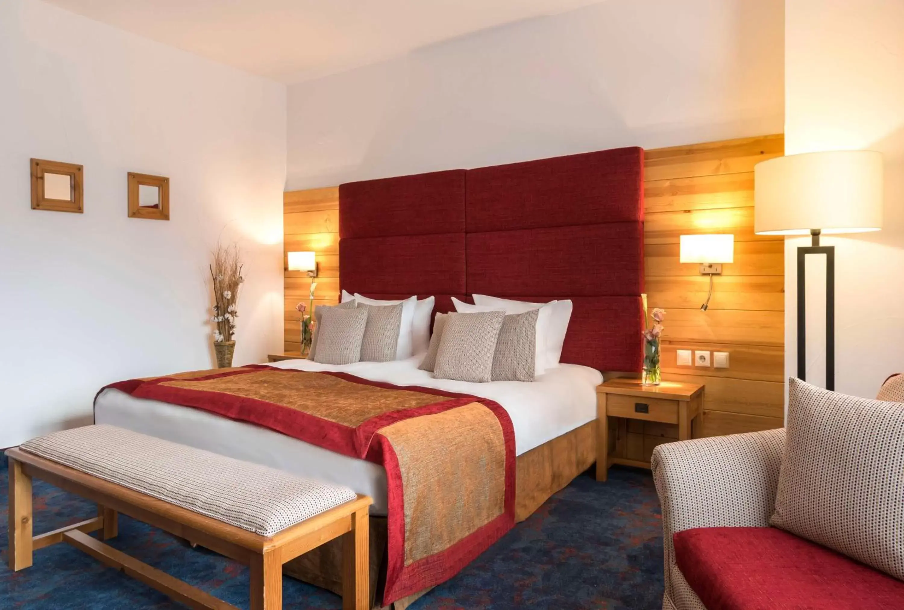 Bedroom, Bed in Kempinski Hotel Grand Arena Bansko