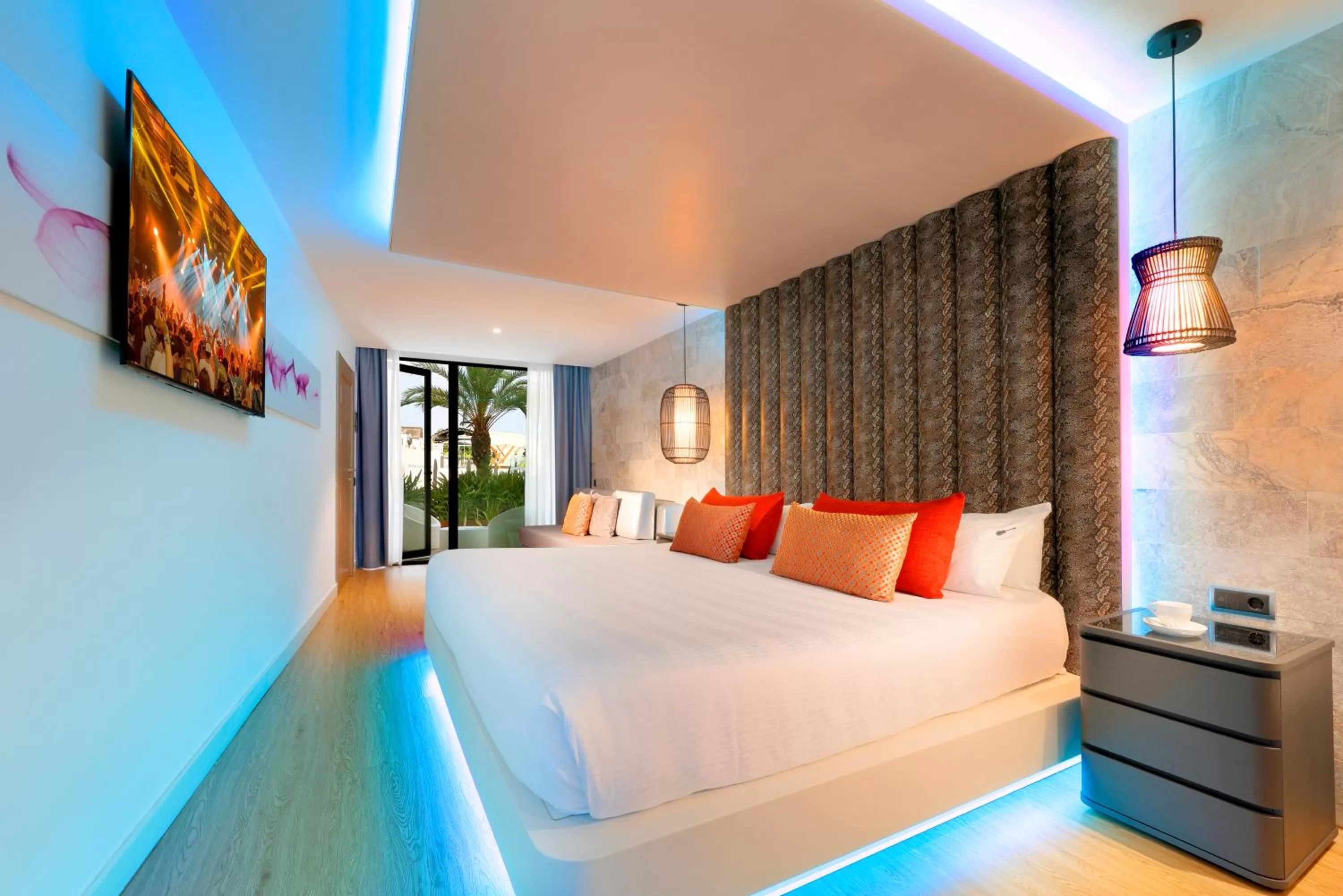 Bed in Hard Rock Hotel Ibiza