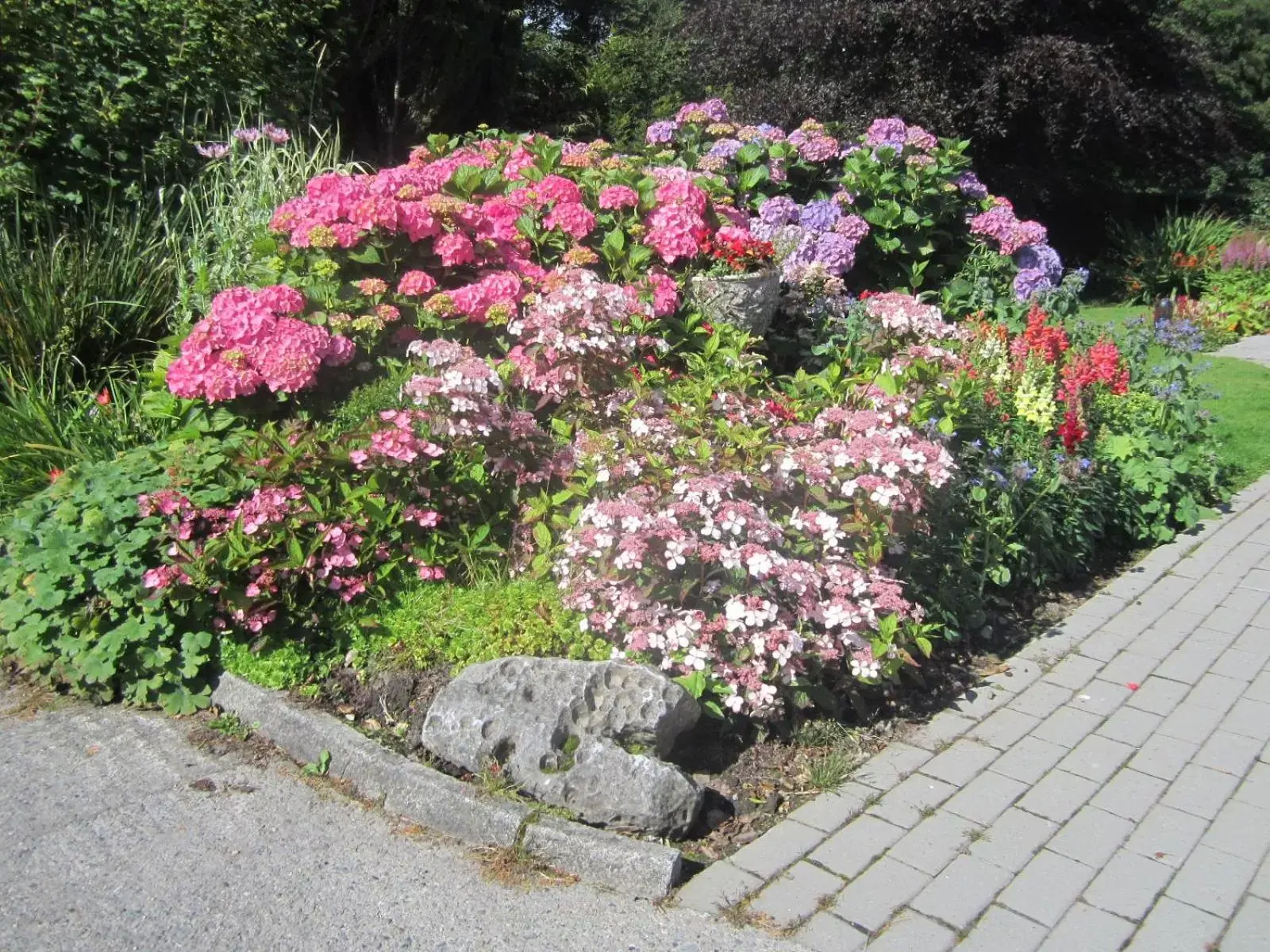 Property building, Garden in Conways B&B