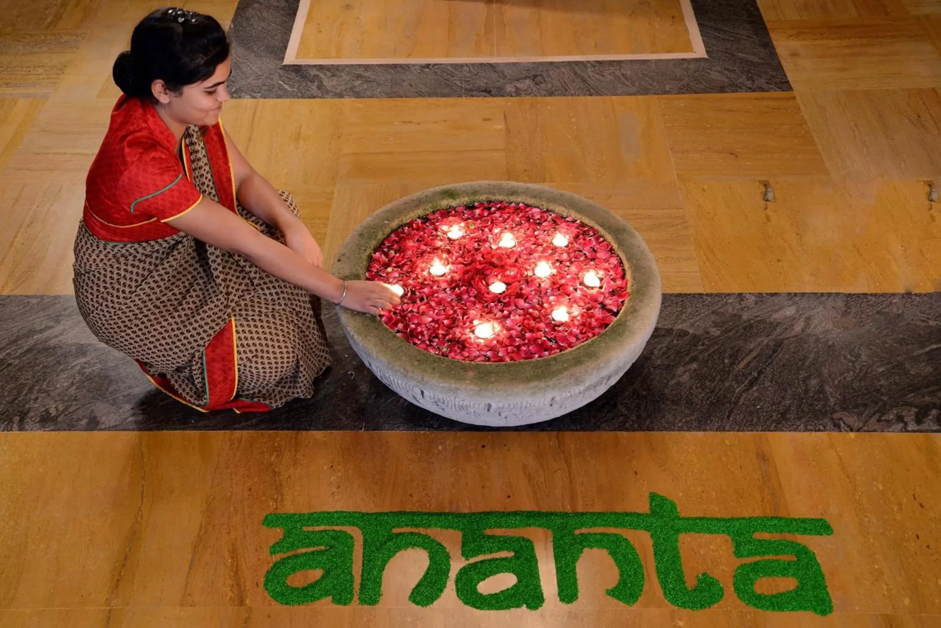 Lobby or reception in The Ananta Udaipur Lobby or reception in The Ananta Udaipur