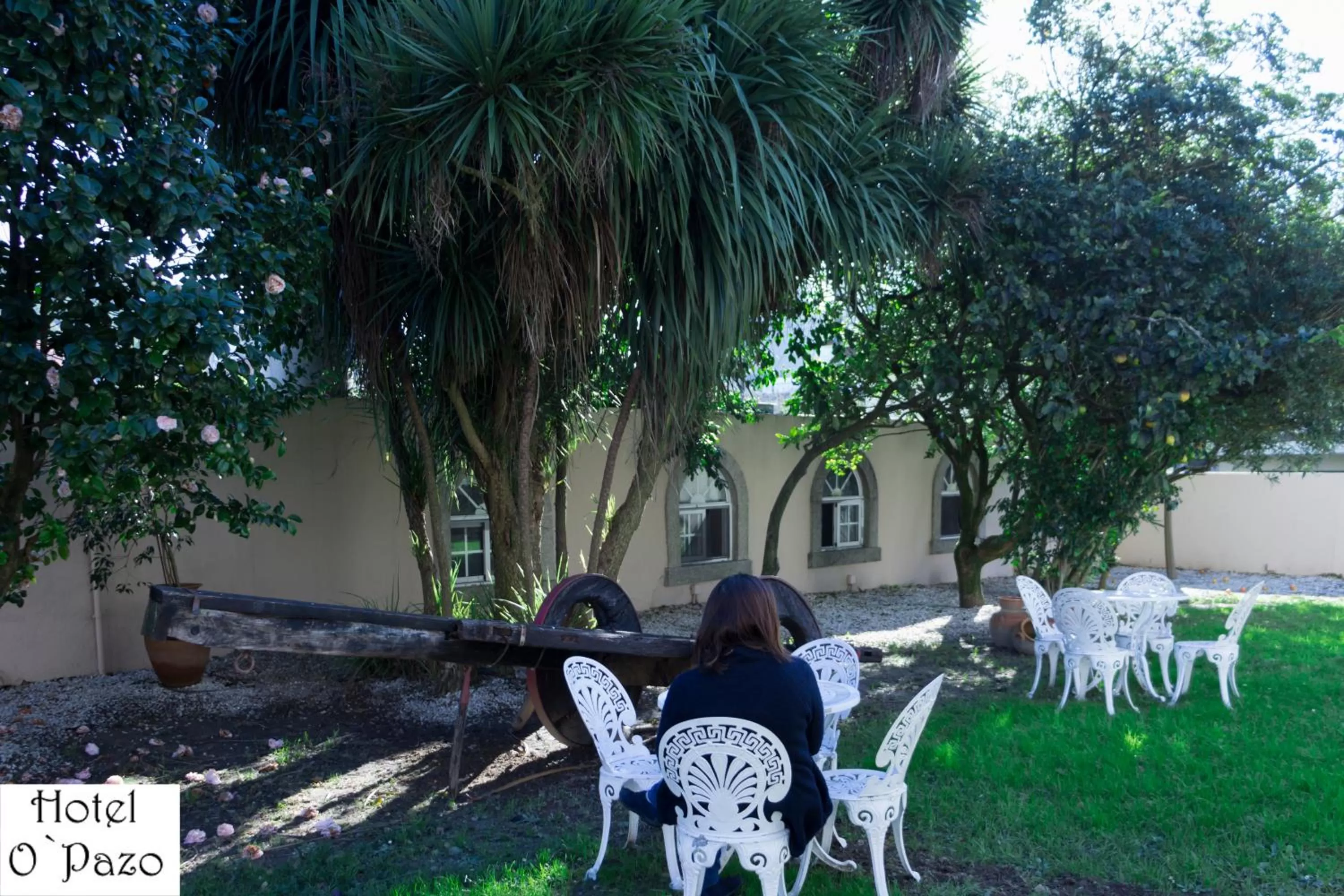 Garden in Hotel O'Pazo