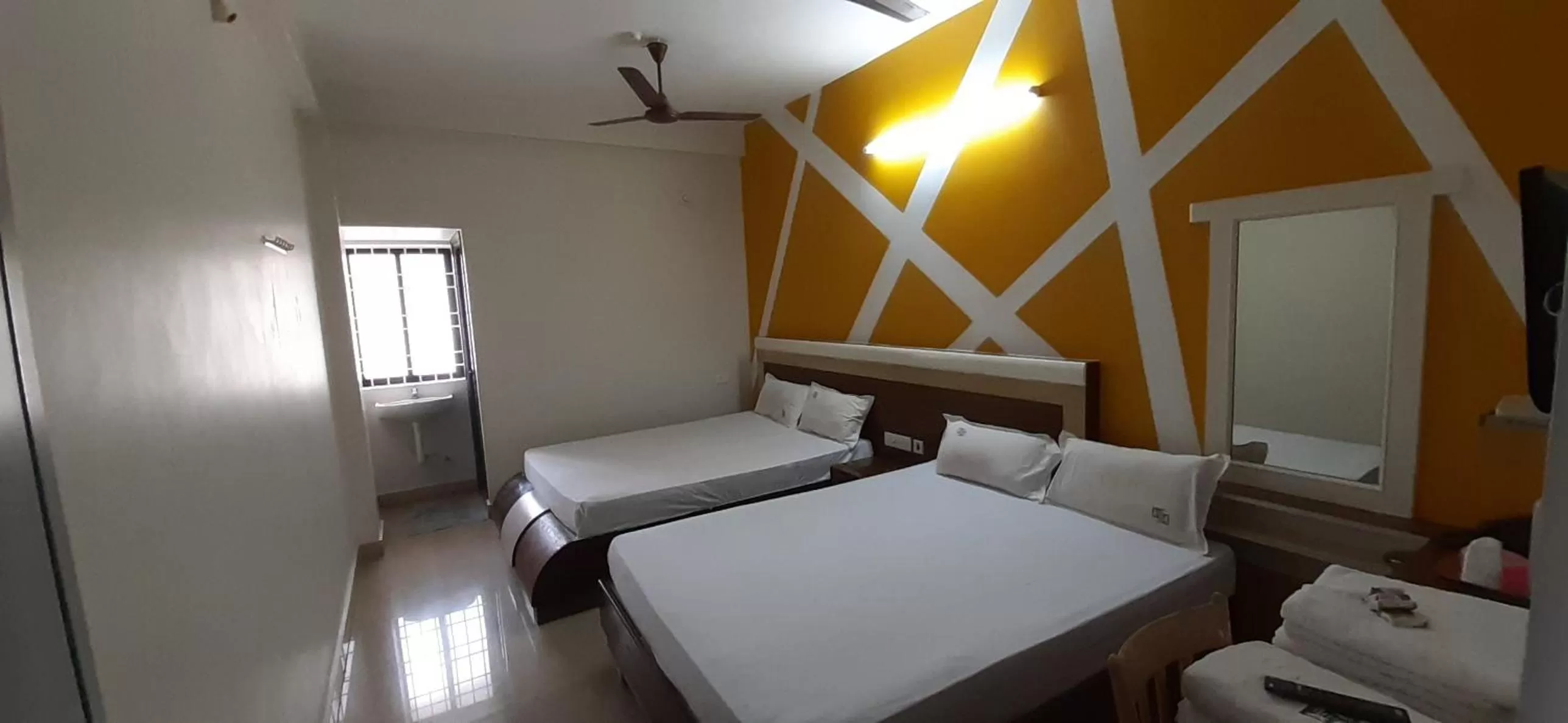 Photo of the whole room, Bed in A.S.K Residency